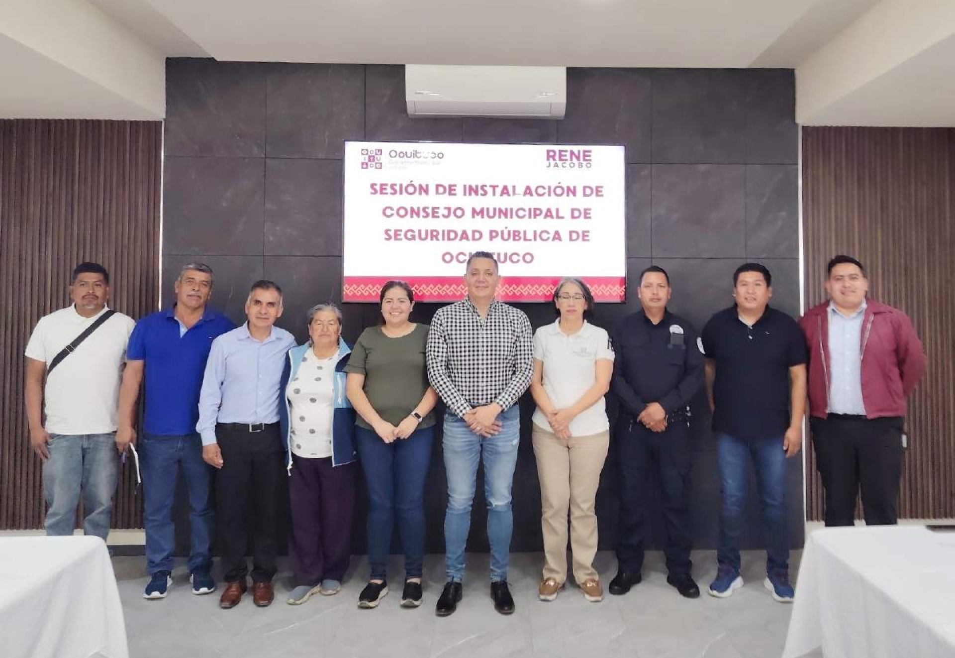 Instalan Consejo Municipal de Seguridad Pública en Ocuituco