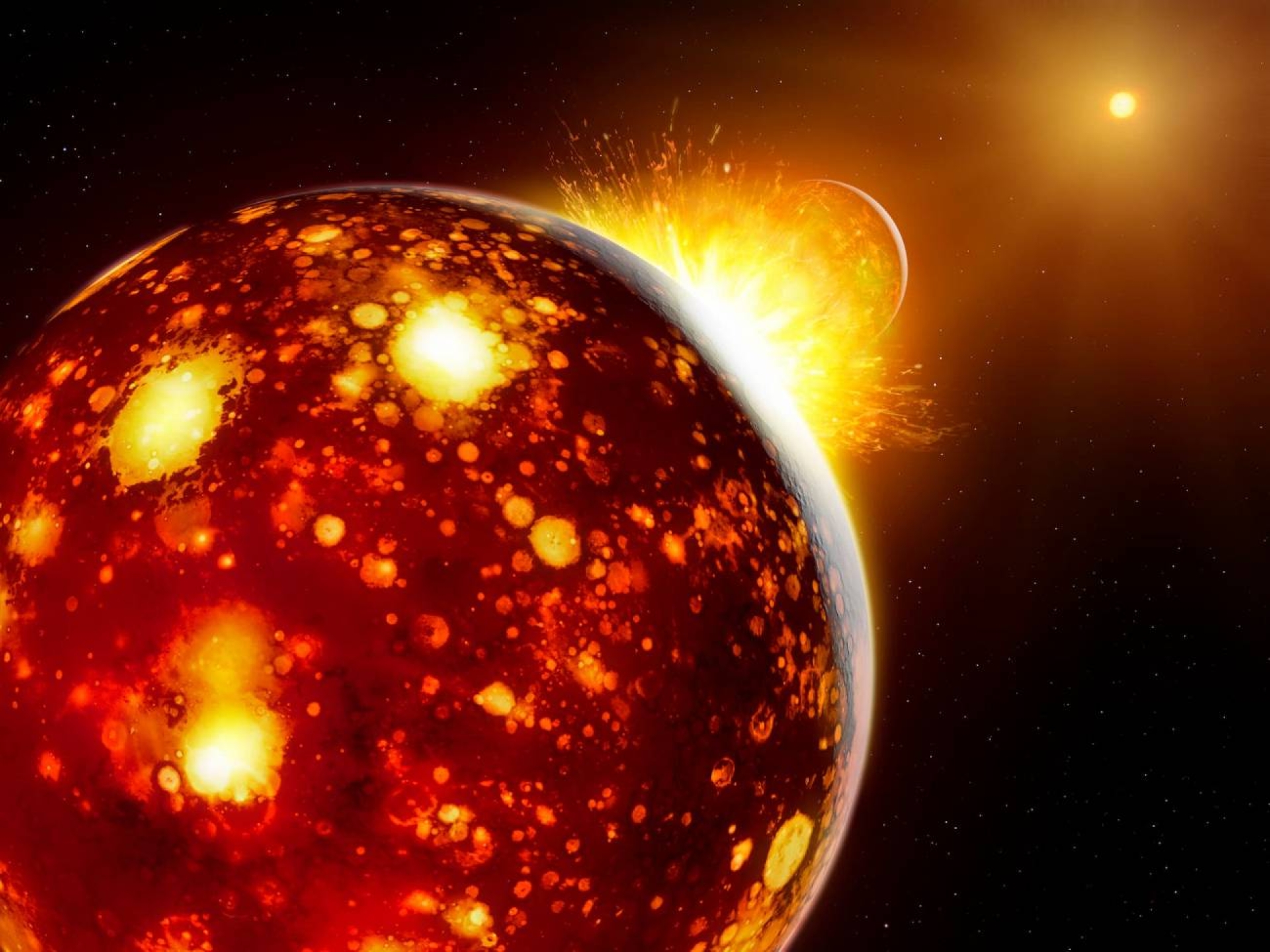 Estudio revela que Theia se formó más cerca del Sol que la Tierra