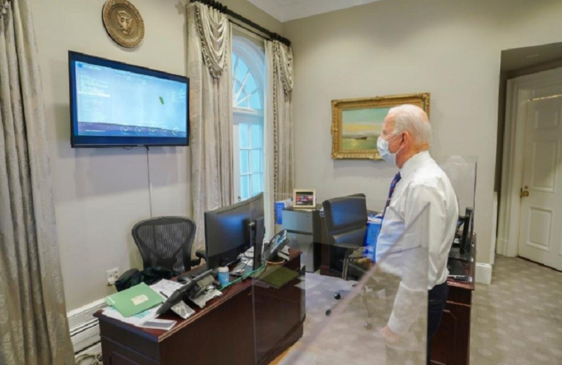Joe Biden celebra ‘histórica’ llegada del Rover Perseverance a Marte