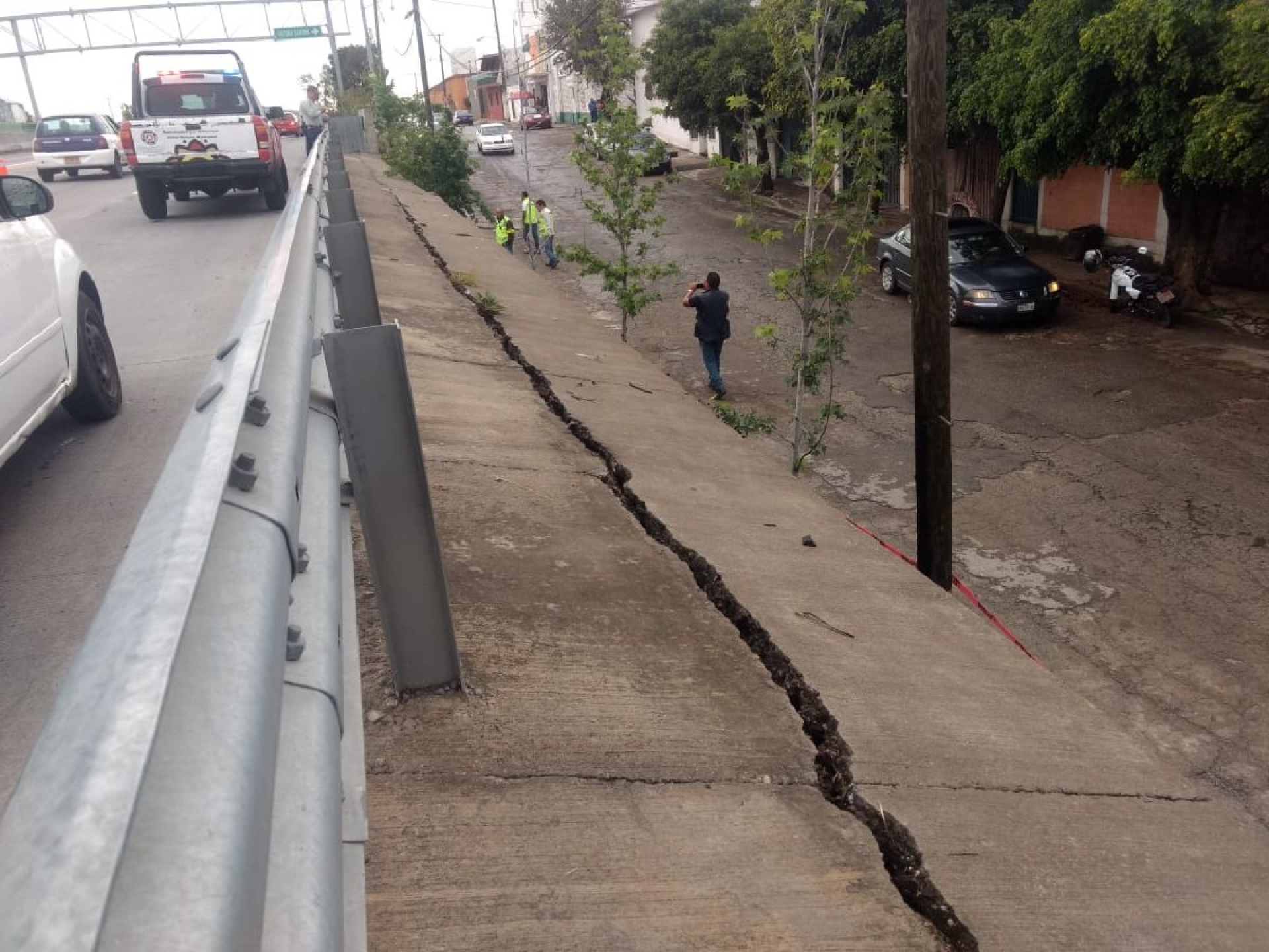 Riesgo de otro socavón en el Paso Exprés: especialista