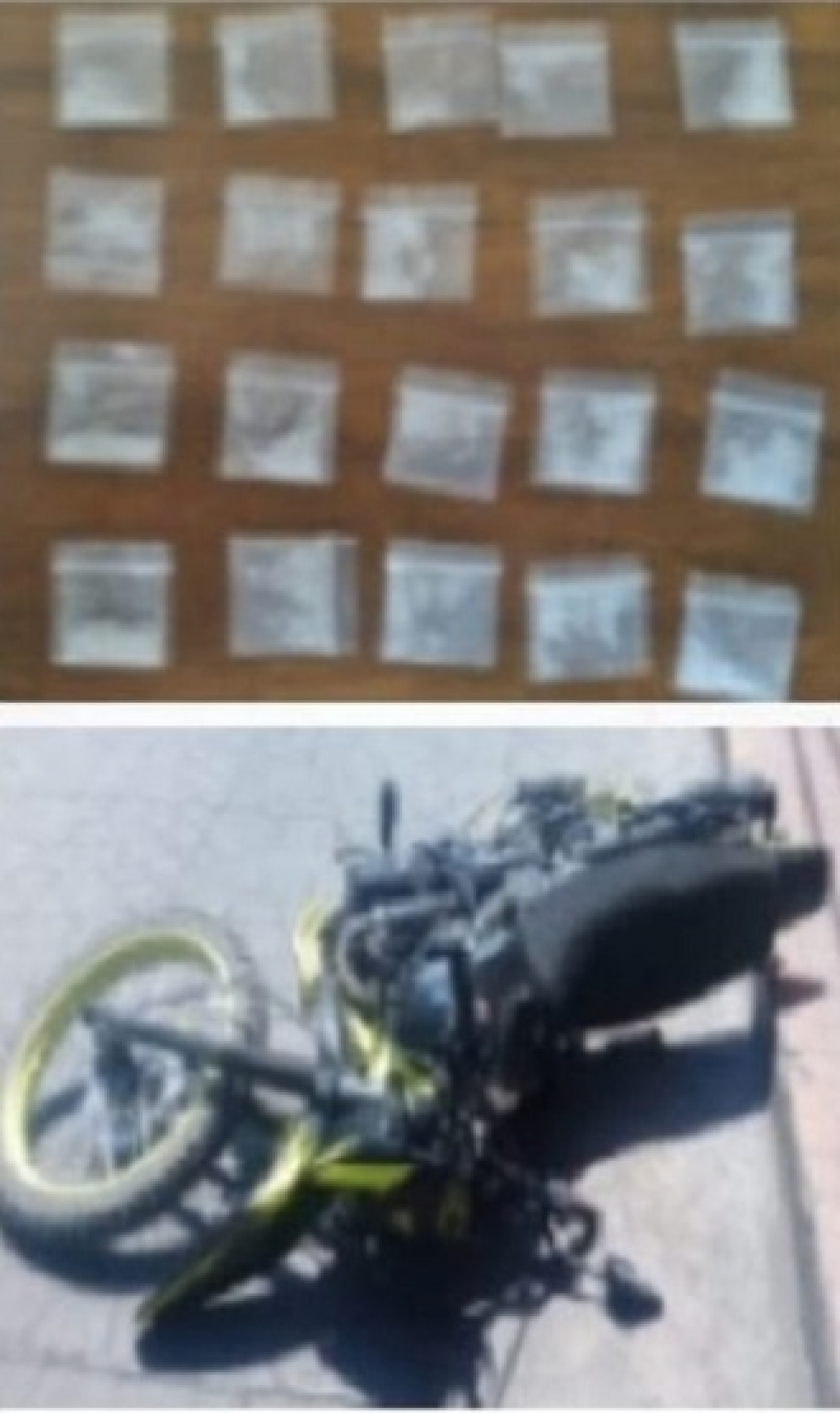 Transportaba droga en una moto robada