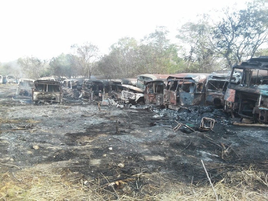 Se registran dos incendios en Emiliano Zapata