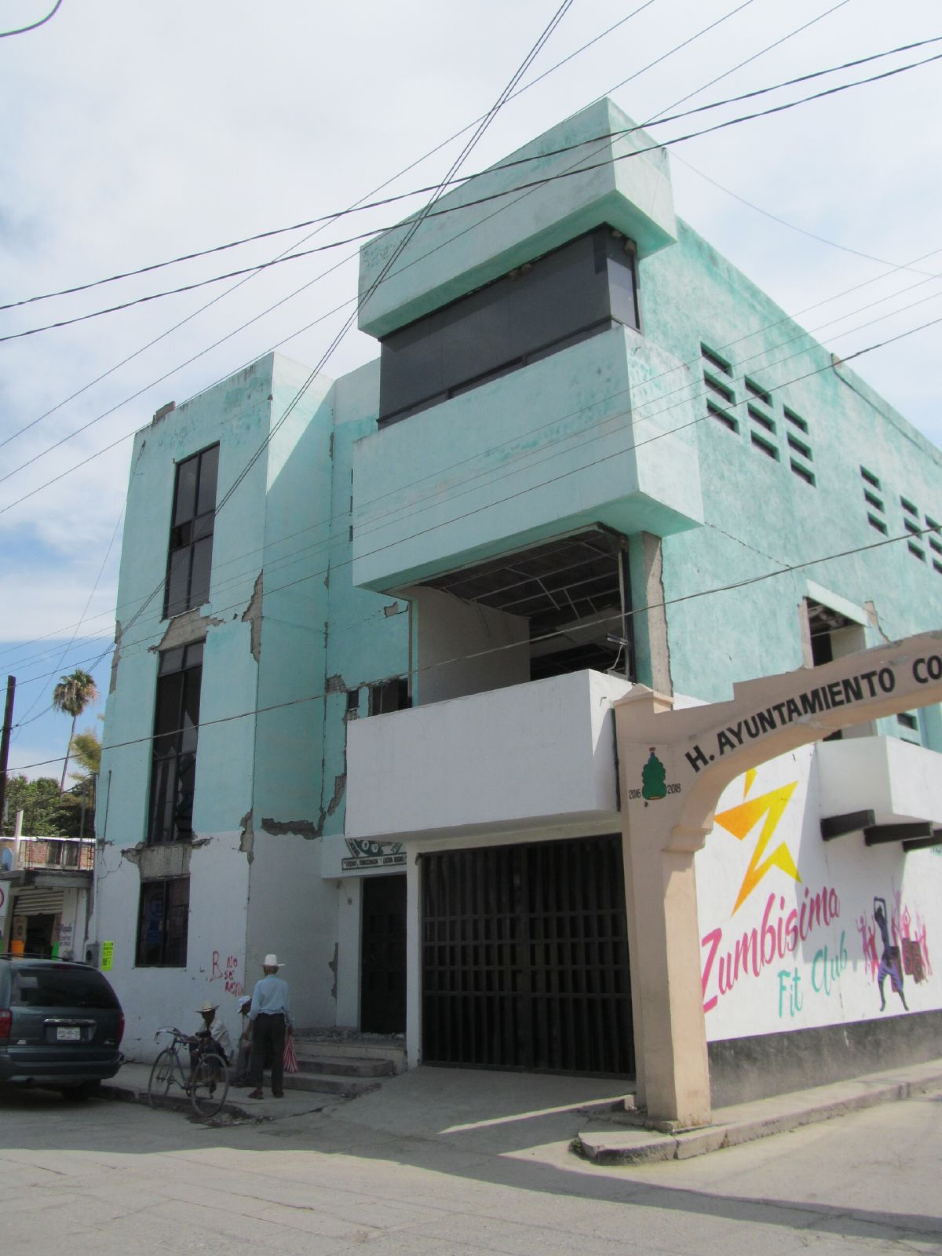 En riesgo de colapso, edificio sindical de Telmex en Jojutla