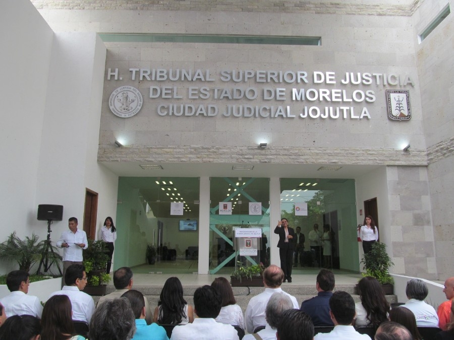 Después de cuatro años, finalmente fue inaugurada la “ciudad judicial” en Jojutla