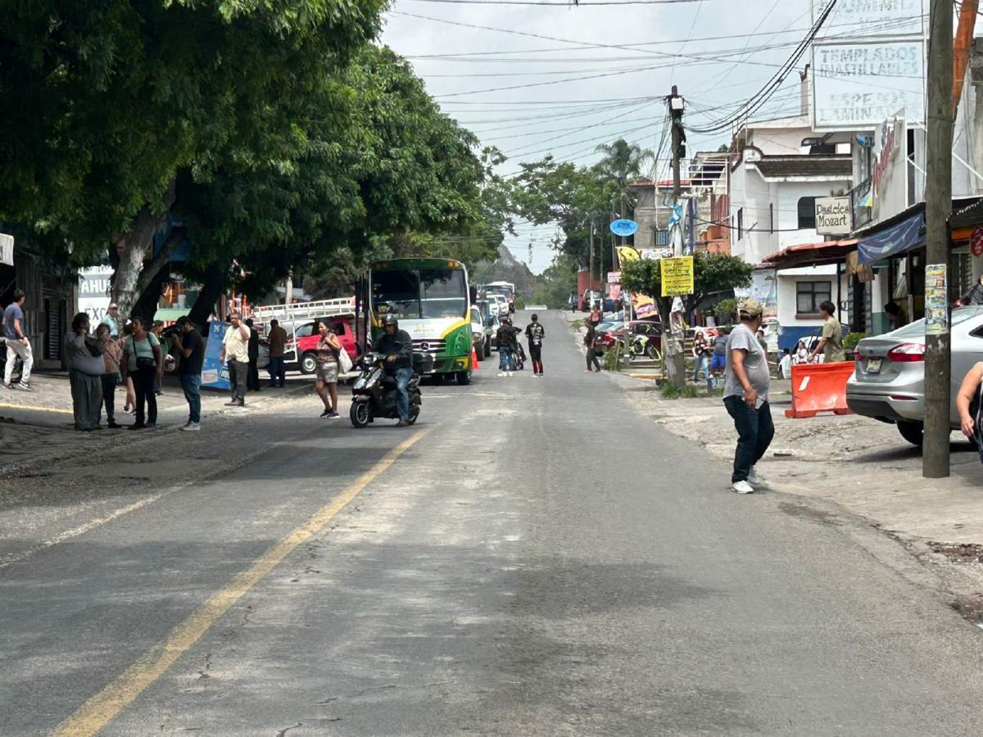 Murió atropellado por un autobús