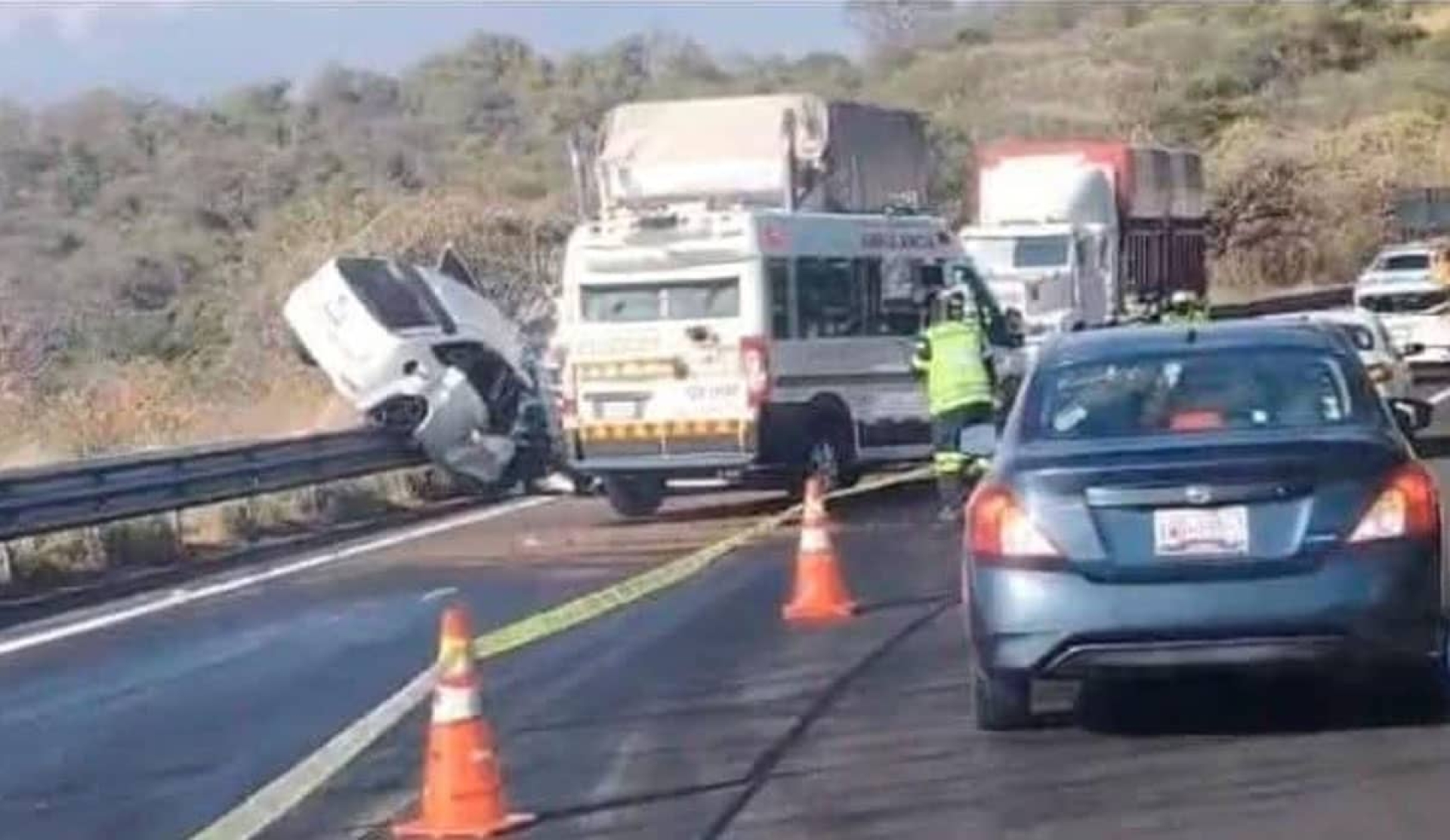 Fatal accidente en Amacuzac
