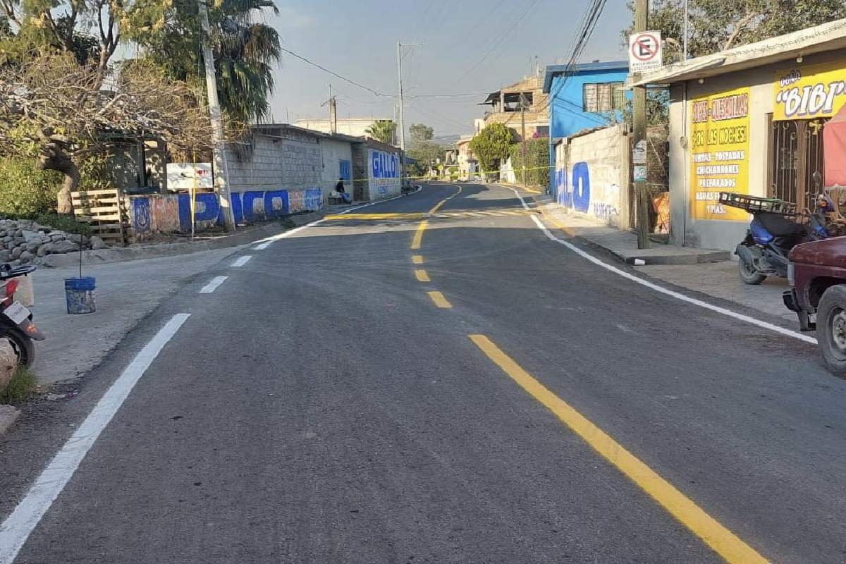 Entrega más obras de pavimentación gobierno de Yecapixtla