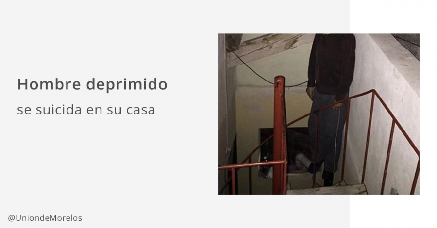 Un hombre se quitó la vida en su vivienda, en Jiutepec