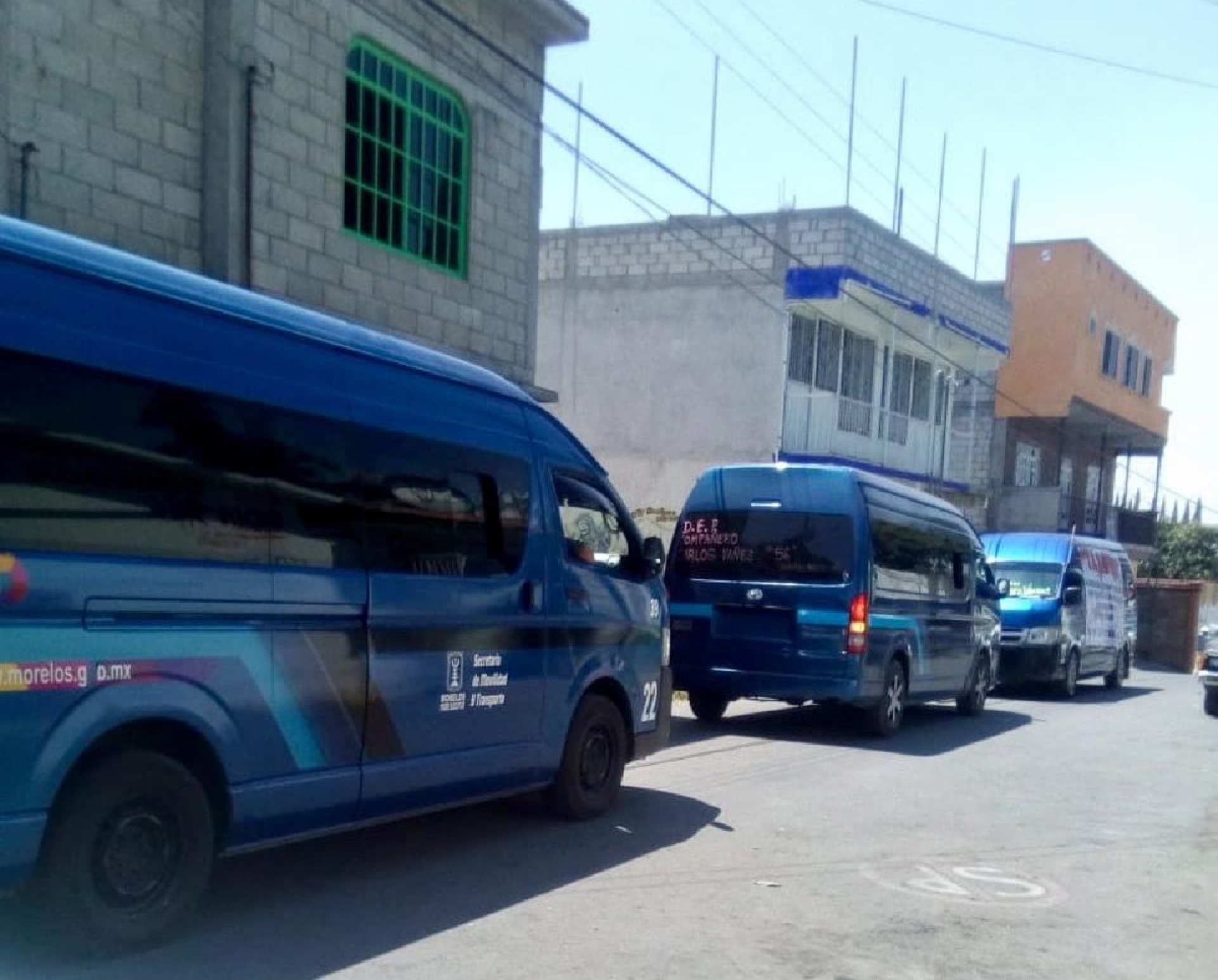 Inconformidad en Ocuituco por asesinato de chofer de colectivo