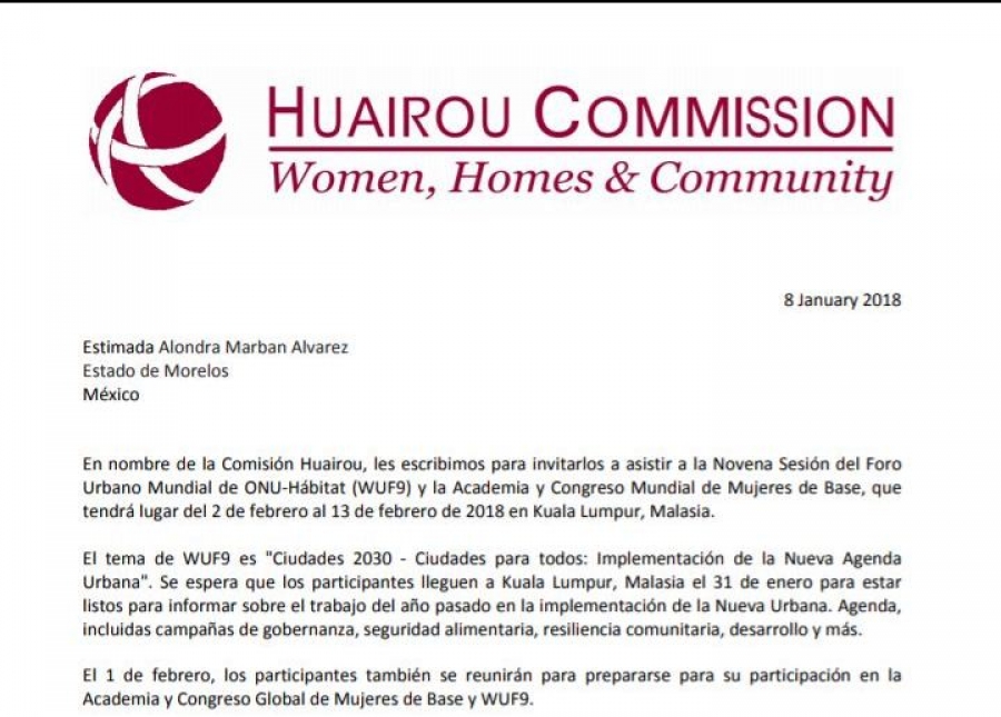 Invitan a asociación civil a foro mundial de la ONU para hablar de los efectos del sismo