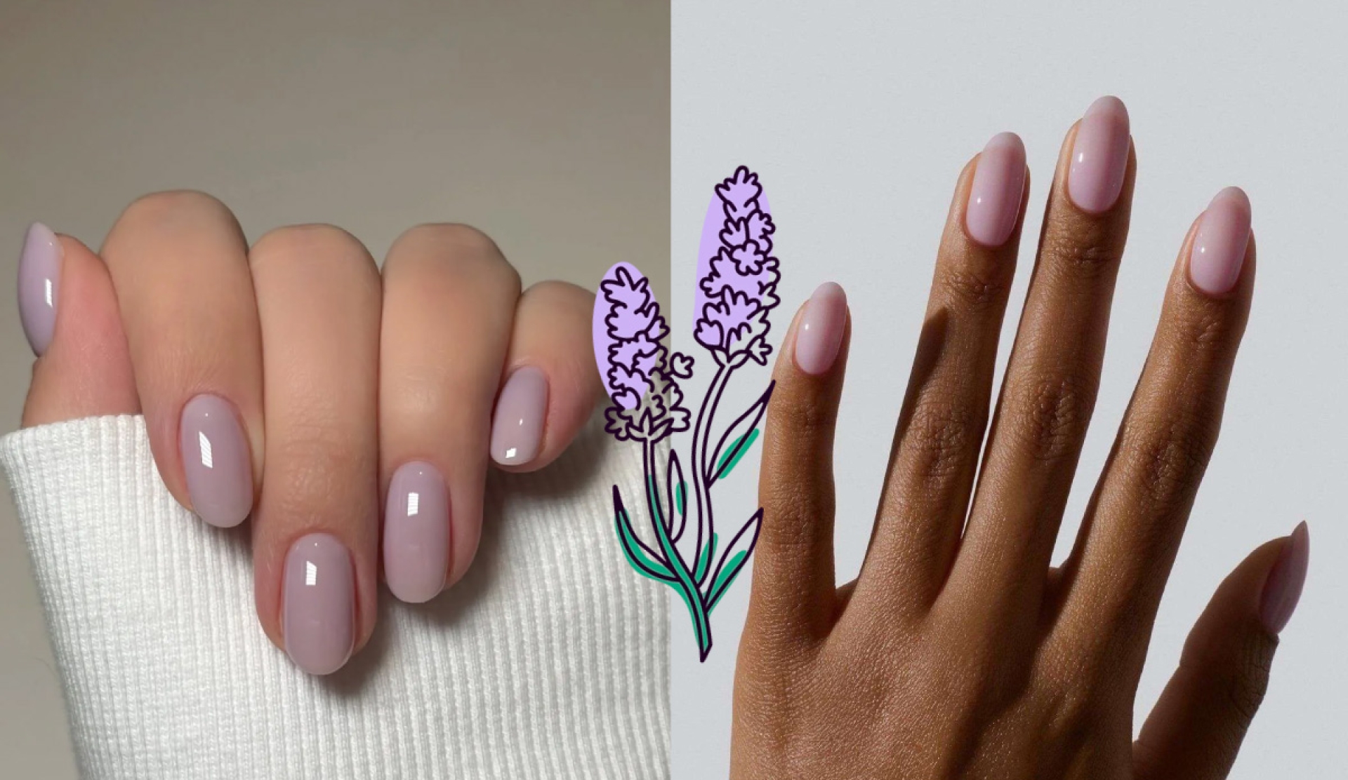 'Lavender Milk Nails': la manicura suave y elegante que marca tendencia esta temporada