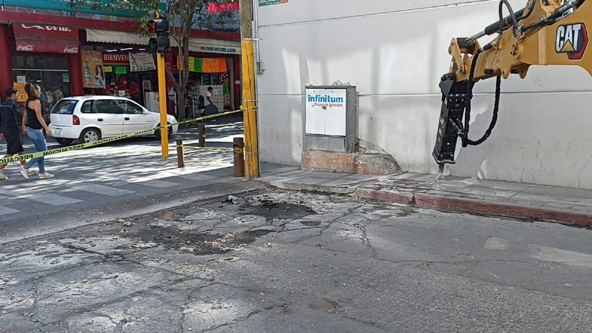 Comienzan trabajos de rehabilitación de dos calles de Jojutla
