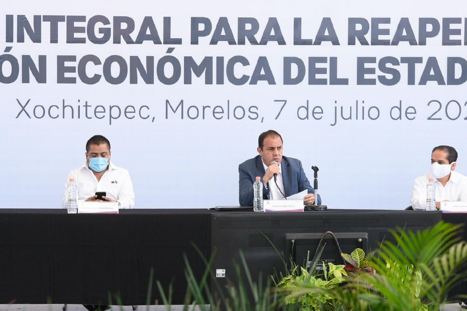 Presenta Cuauhtémoc Blanco "Plan Integral para la Reapertura y Reactivación Económica de Morelos"