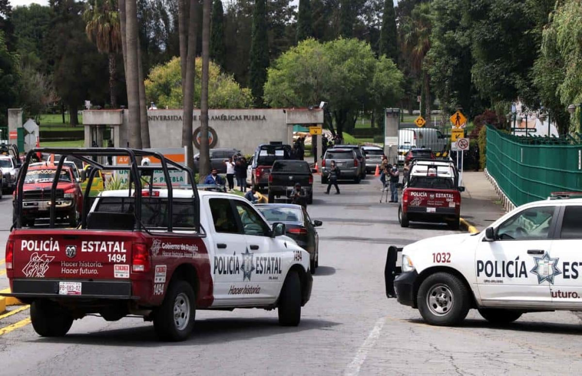 Policías toman las instalaciones de la Universidad de las Américas Puebla