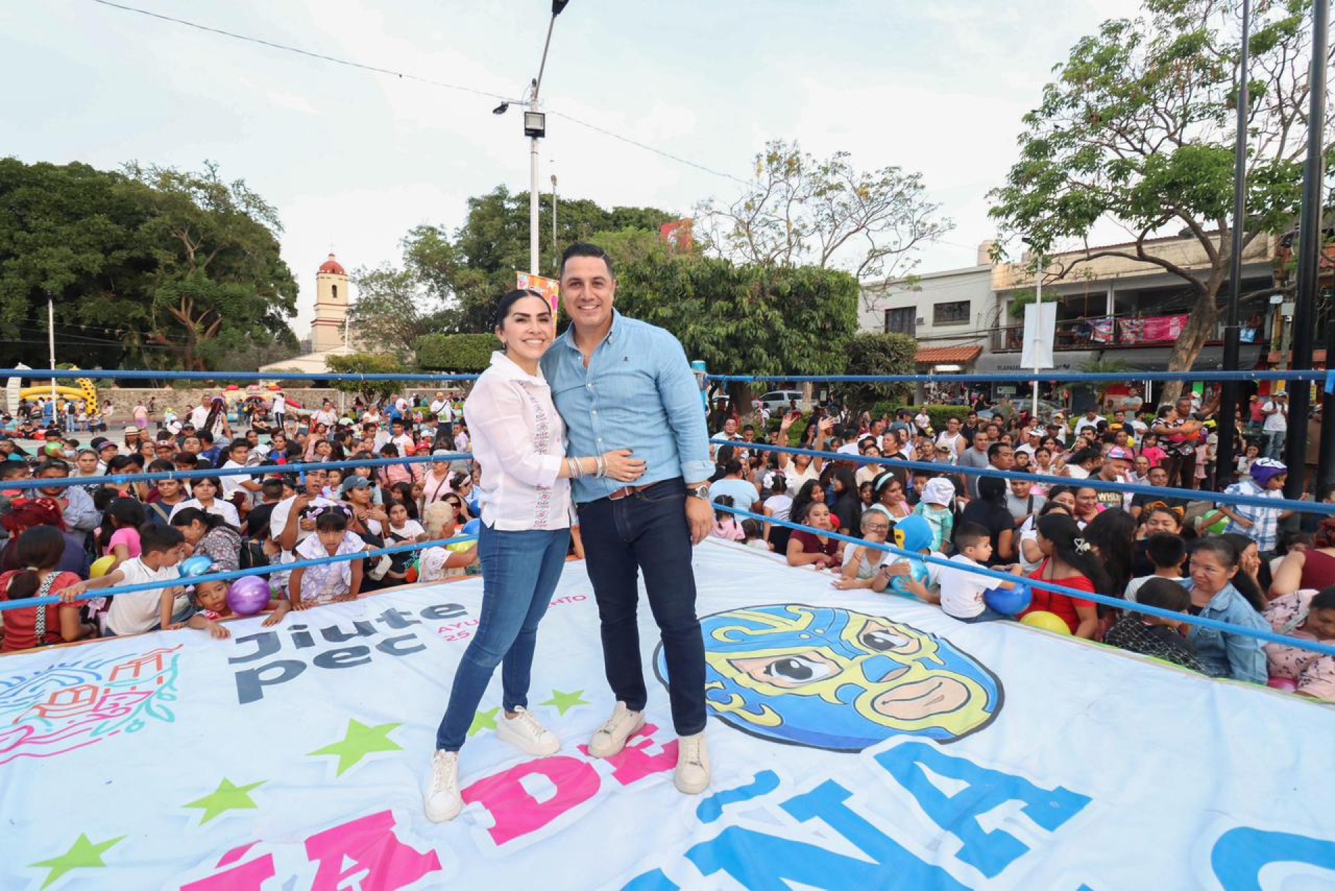 Jiutepec celebra el Día de la Niña y el Niño con más de tres mil sonrisas, rifa de bicicletas y patines eléctricos