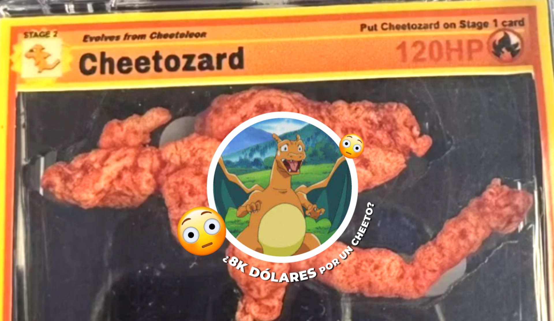 El Cheeto Más Caro del Mundo: Un 'Cheetozard' que Vale Miles de Dólares