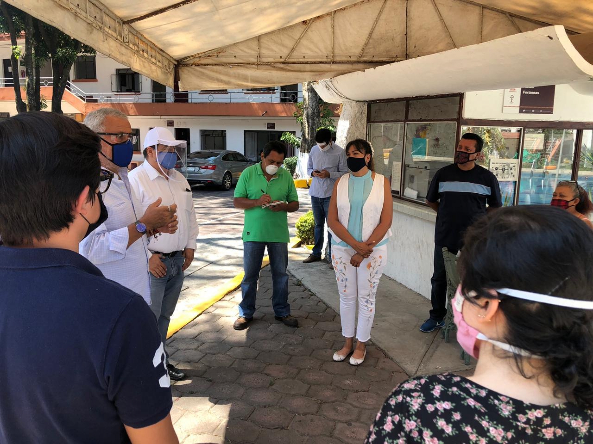 Ayuntamiento de Cuernavaca, plaza Lido y de la Tecnología, por apertura segura y ordenada