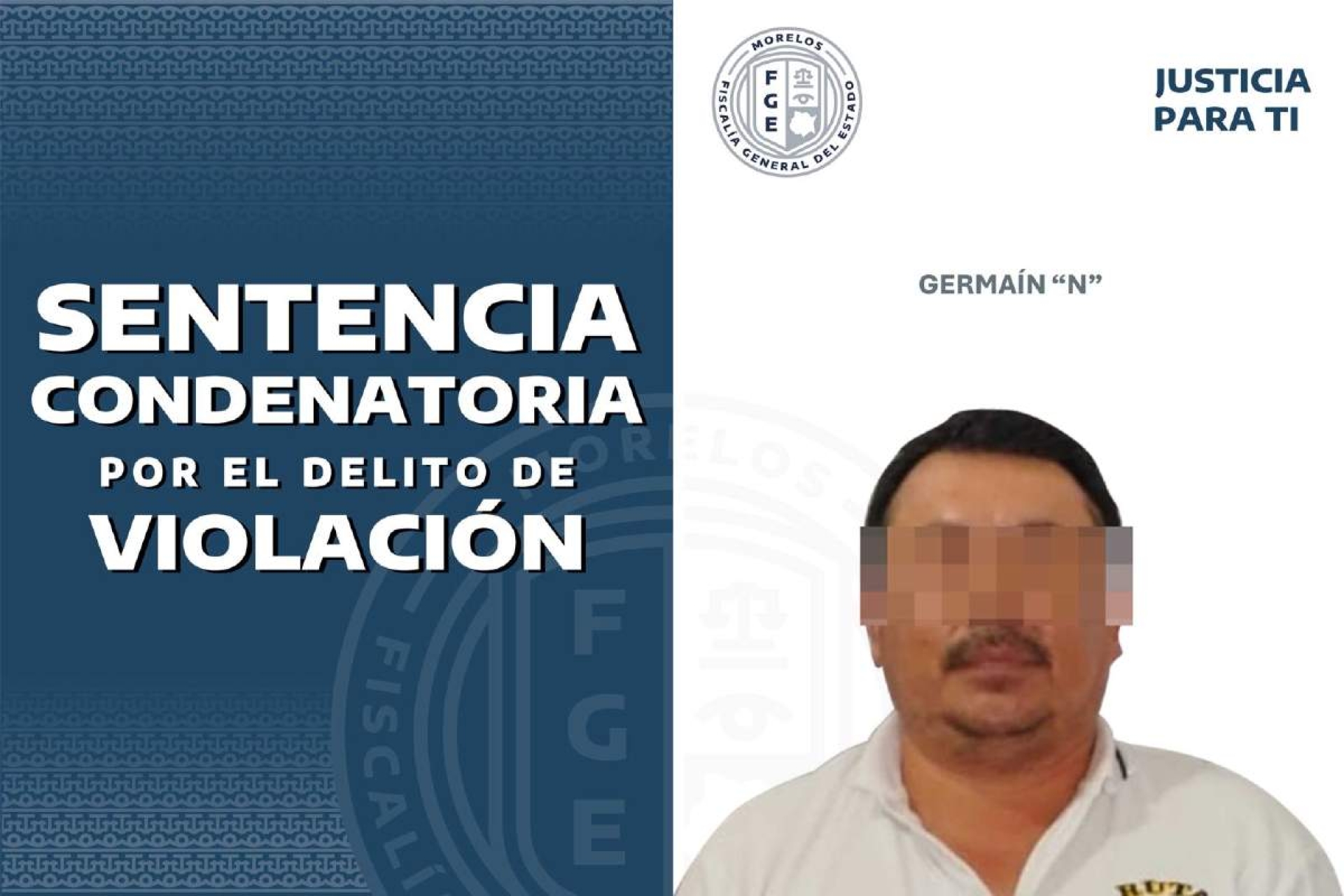 Fue sentenciado a 50 años de prisión por violar a una niña