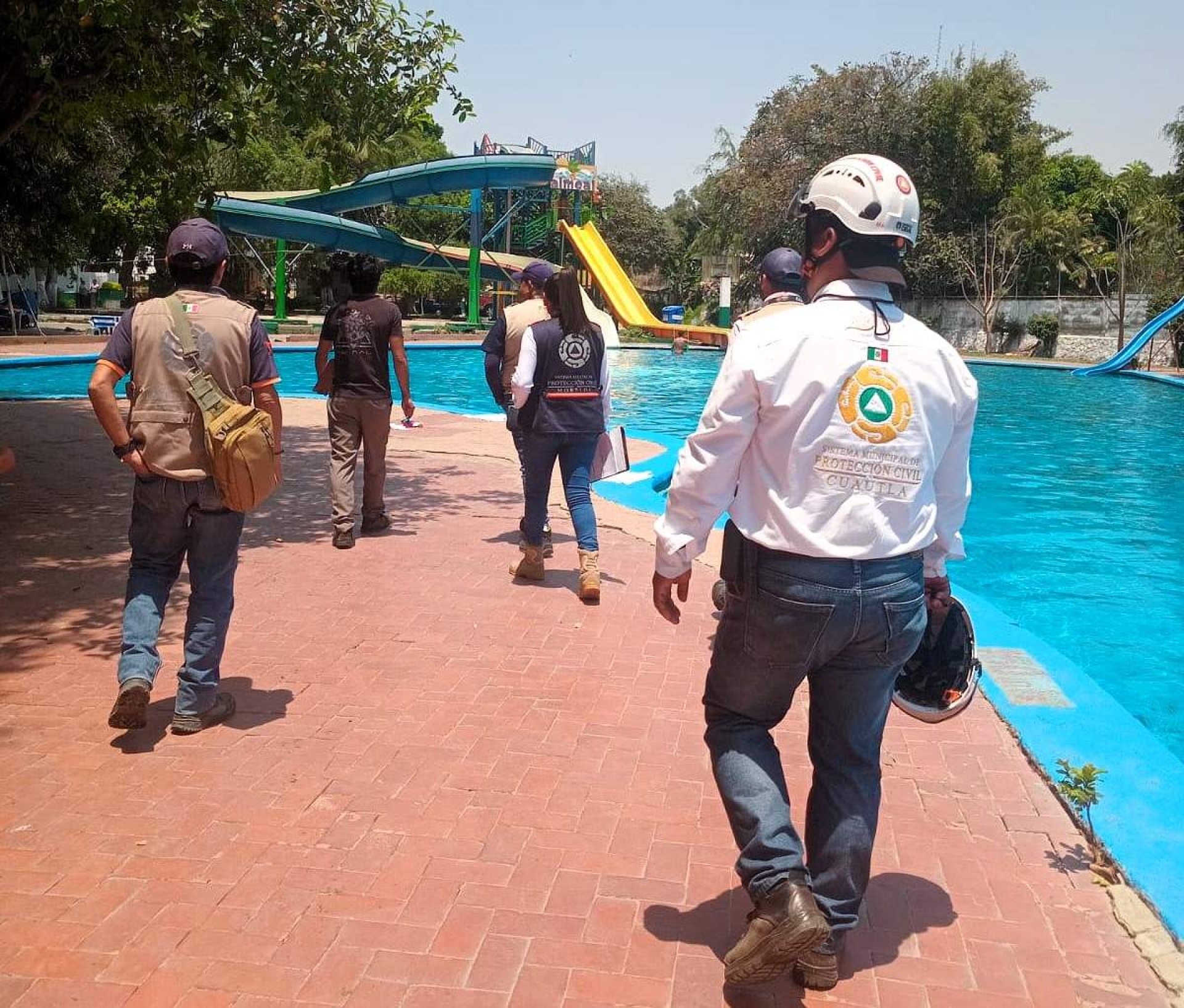 Verifican seguridad en balnearios de Cuautla