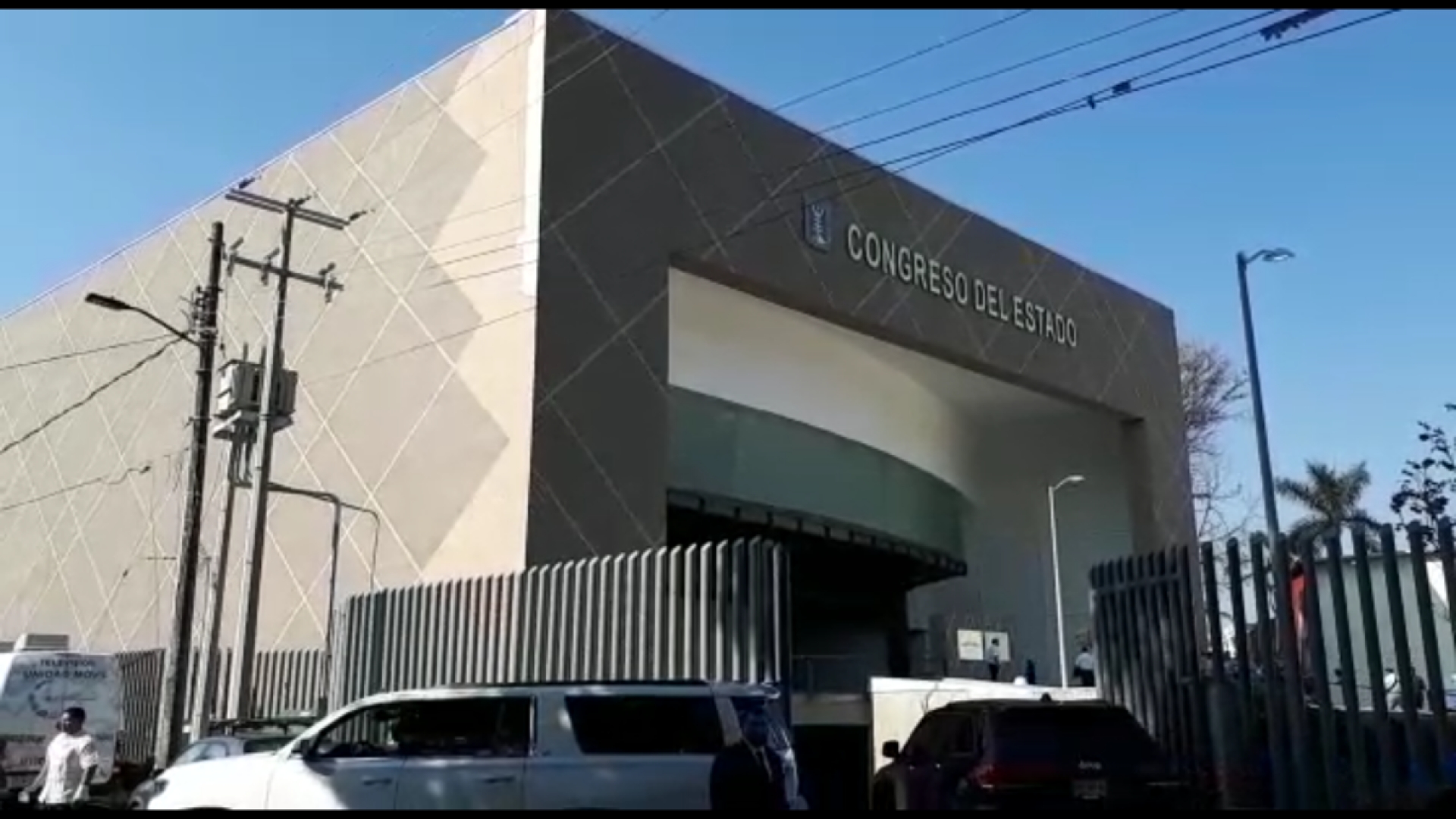 Intencional, el apagón en la sede del Congreso