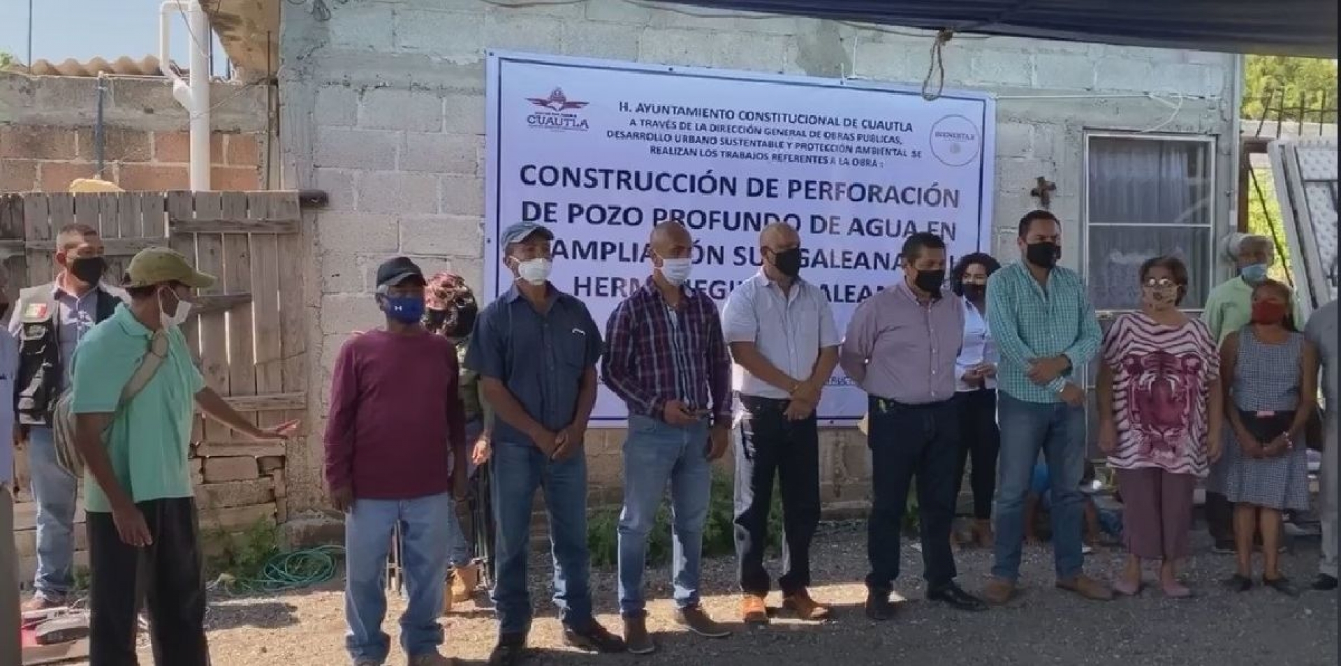 Alcalde de Cuautla pone en marcha obras en dos colonias