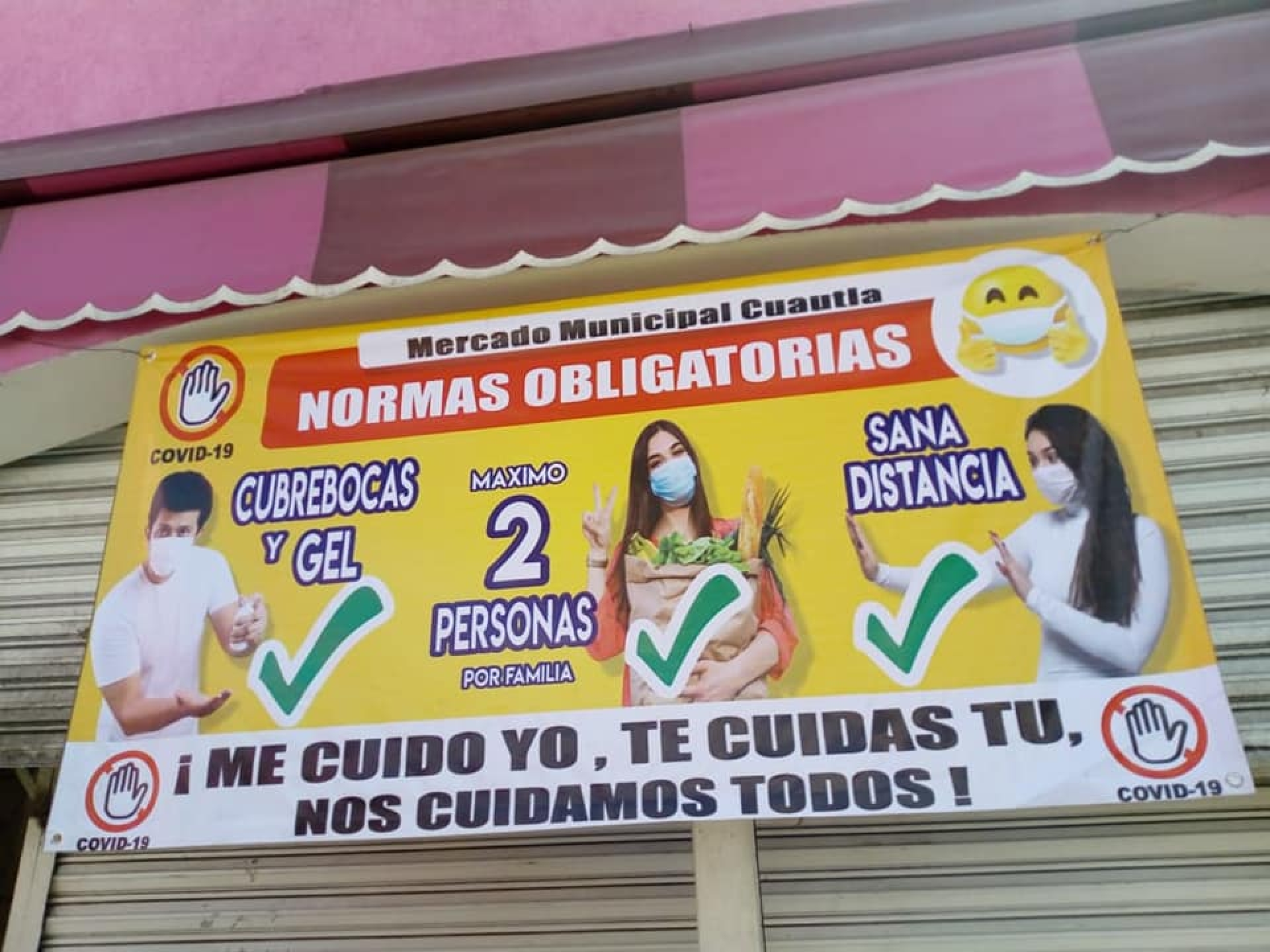 Aumentan medidas de prevención ante coronavirus en el mercado Cuautla