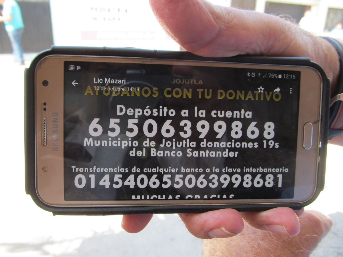 Comuna de Jojutla ha acopiado poco más de 300 mil pesos para damnificados