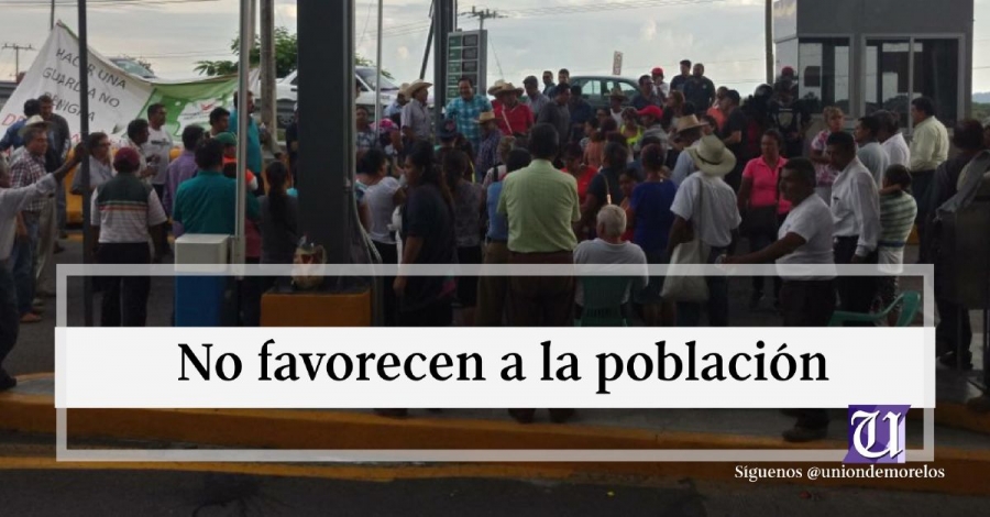 Seguirán protestas contra el cobro de peaje