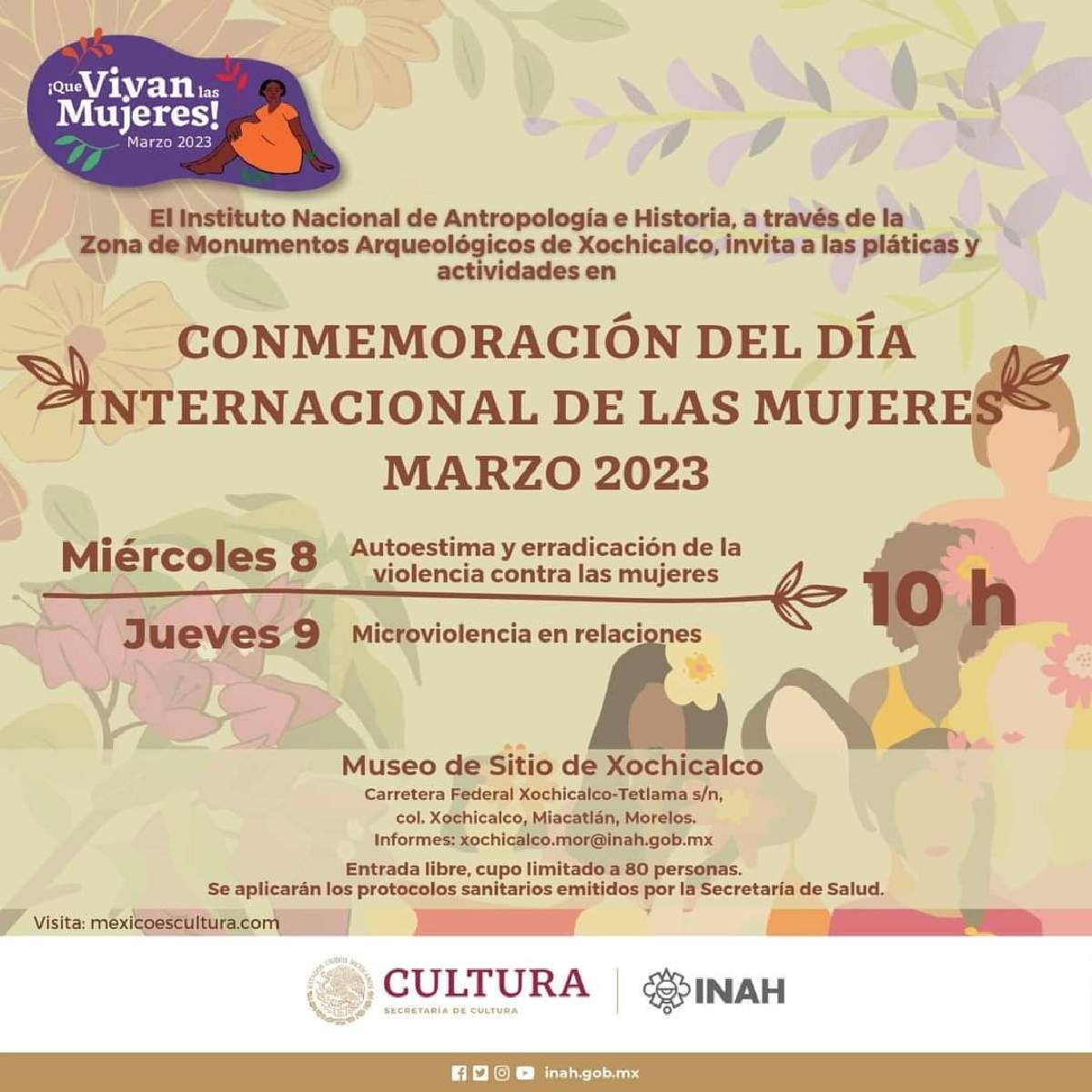 Conmemorará el INAH en Morelos Día Internacional de la Mujer