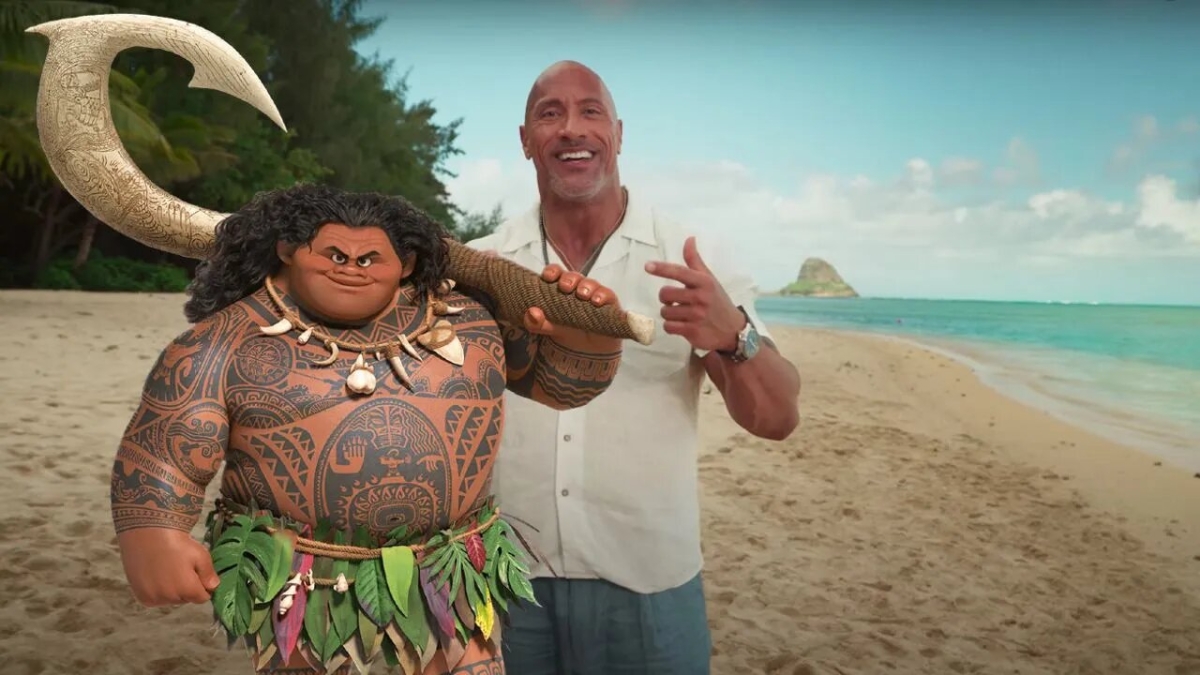 'La Roca' revela que dará vida a 'Maui' en el live action de Moana