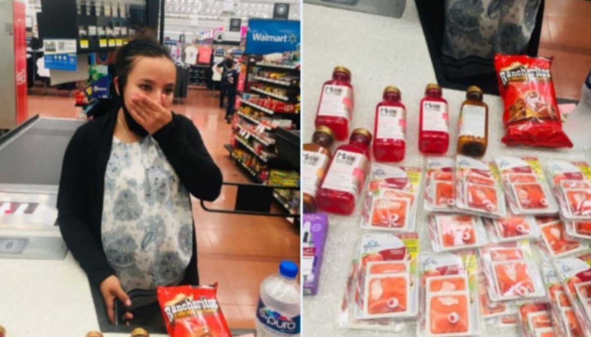 Cachan a "fardera" con más de 50 productos guardados en su abdomen