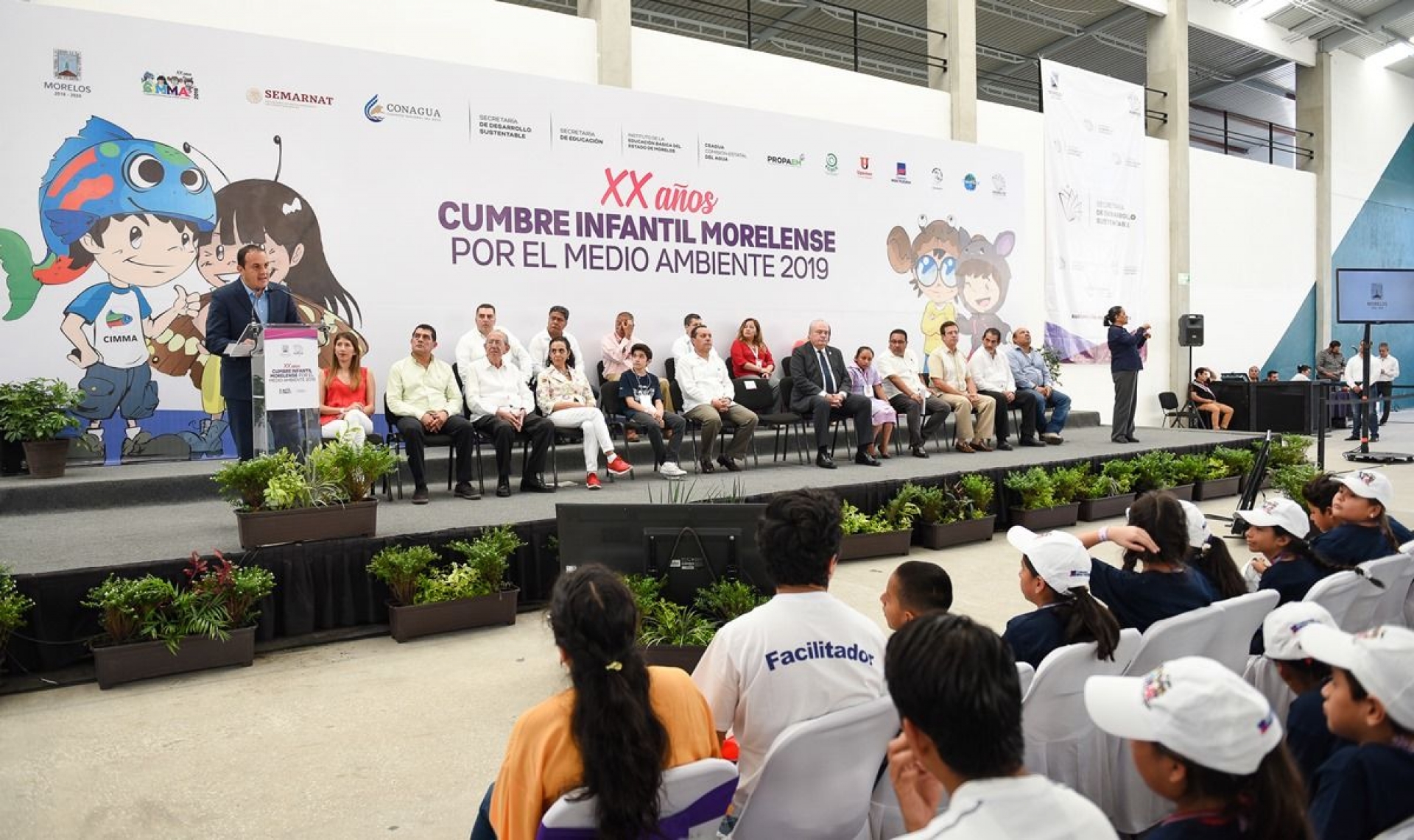 Morelos escucha a la niñez en el cuidado del medio ambiente: Cuauhtémoc Blanco