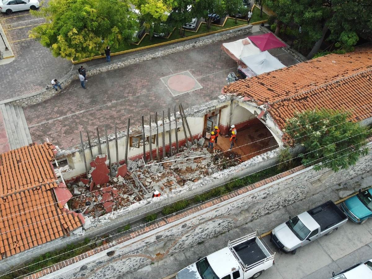 Sólo han terminado una obra federal de reconstrucción en Tlaquiltenango