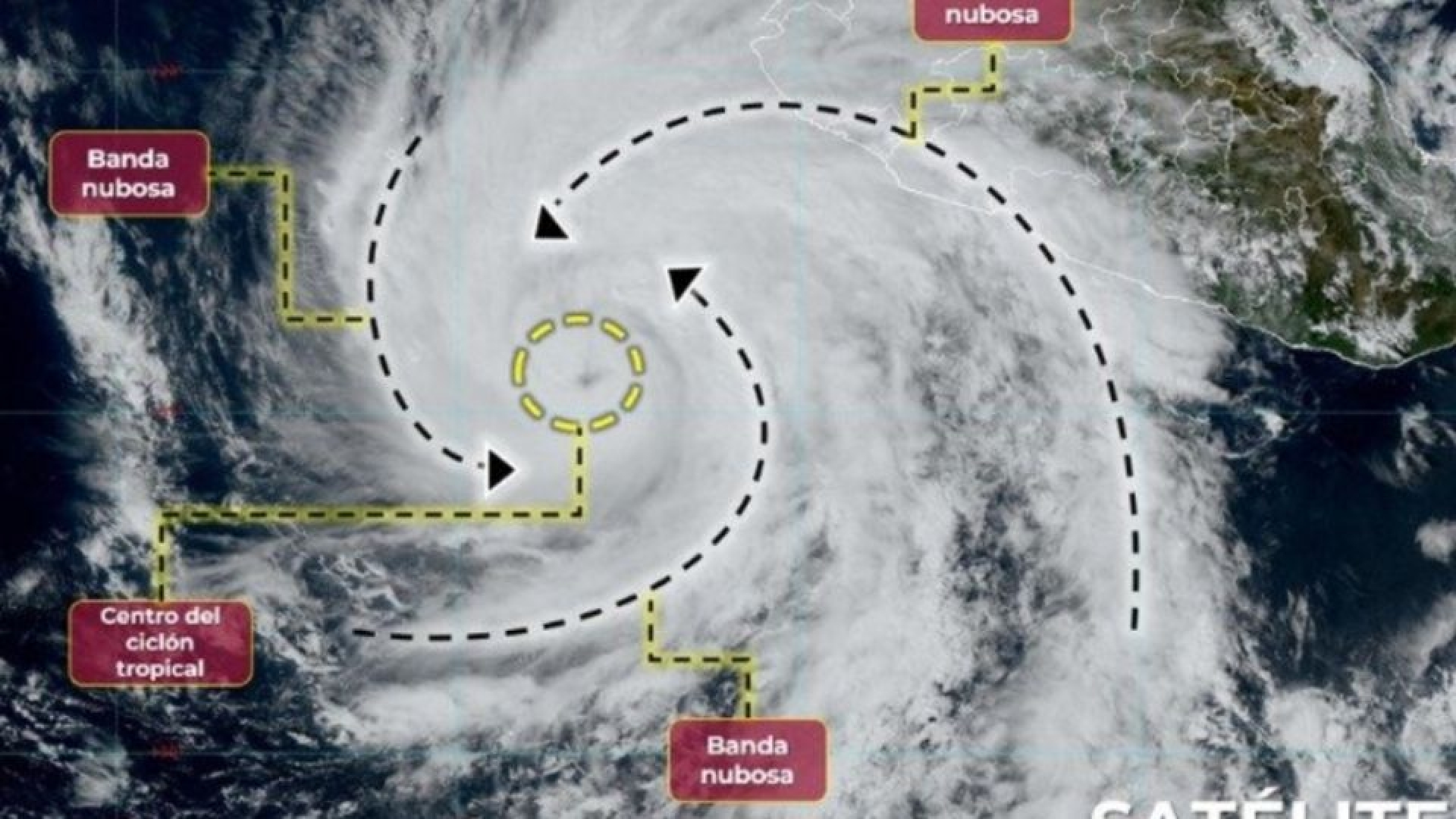 Huracán 'Norma' alcanza categoría 1 y se acerca a costas mexicanas