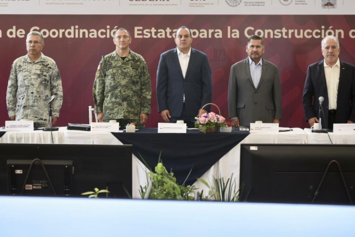 Encabeza gobernador la Mesa de Coordinación Estatal para la Construcción de la Paz, en 'Los Belenes'