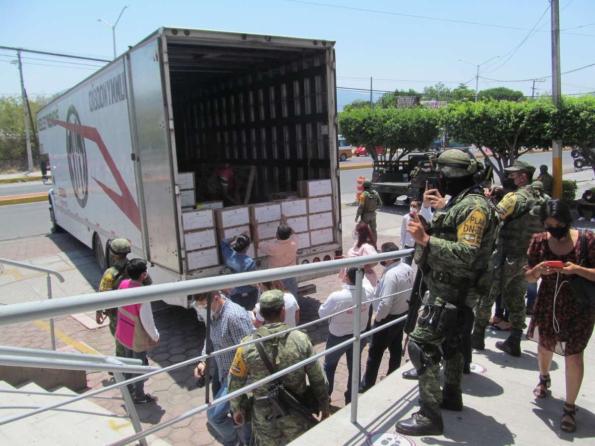 Llegan las boletas electorales a la 04 Junta Distrital Federal