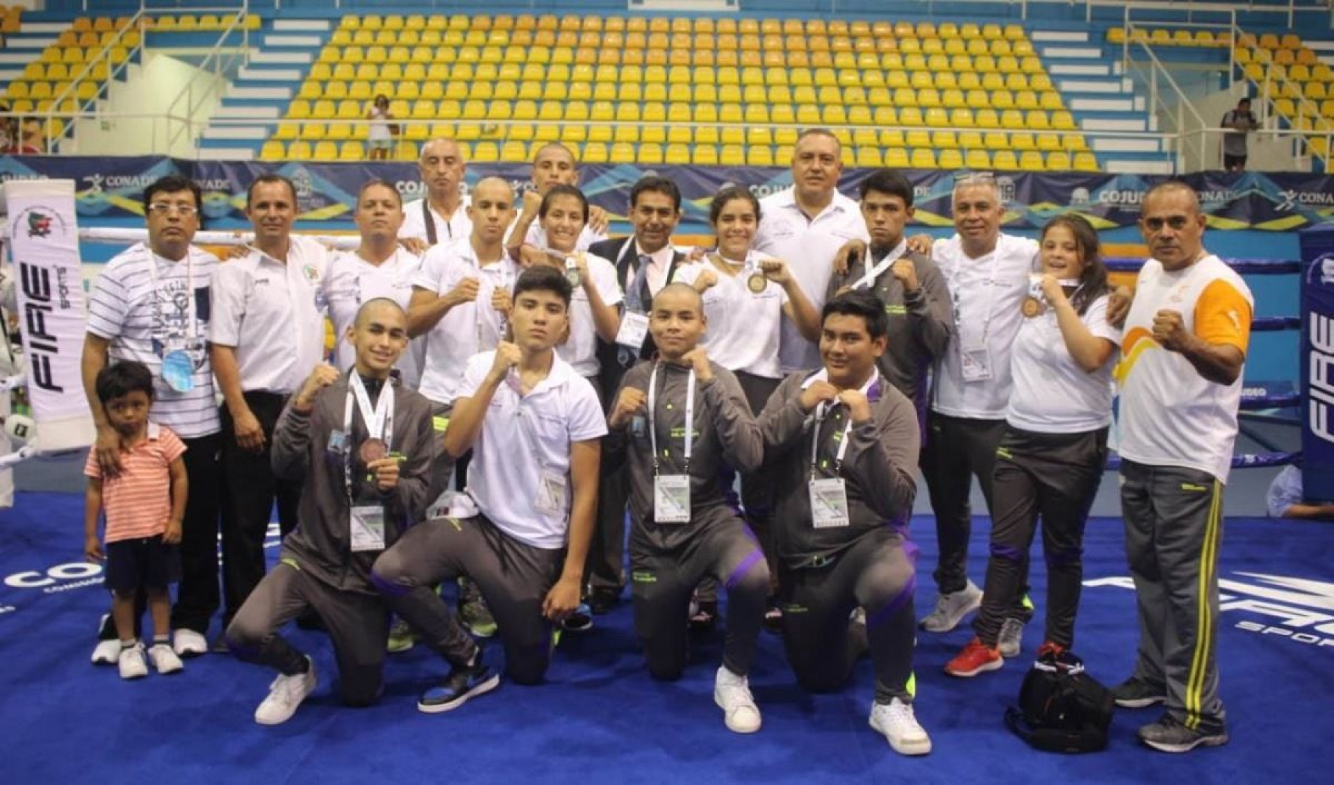 Gana selección morelense de box cinco medallas en Olimpiada Nacional