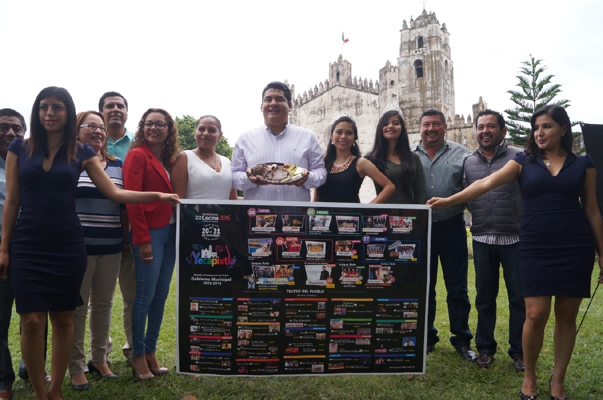 Presentan la cartelera artística y cultural de la Feria de la Cecina y Tianguis Grande Yecapixtla 2016