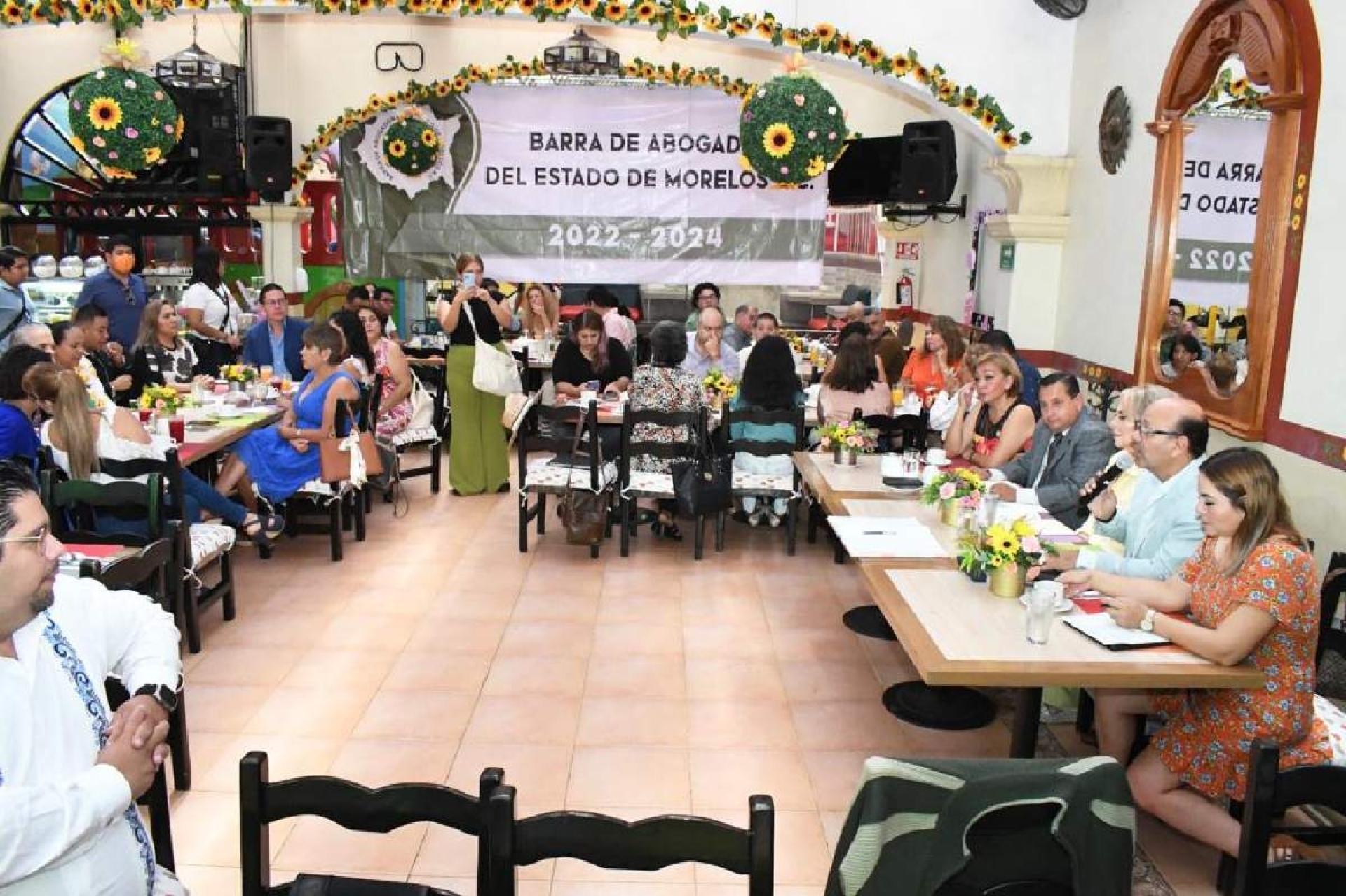 Atestigua alcalde de Cuautla Asamblea Ordinaria de la Barra de Abogados de Morelos