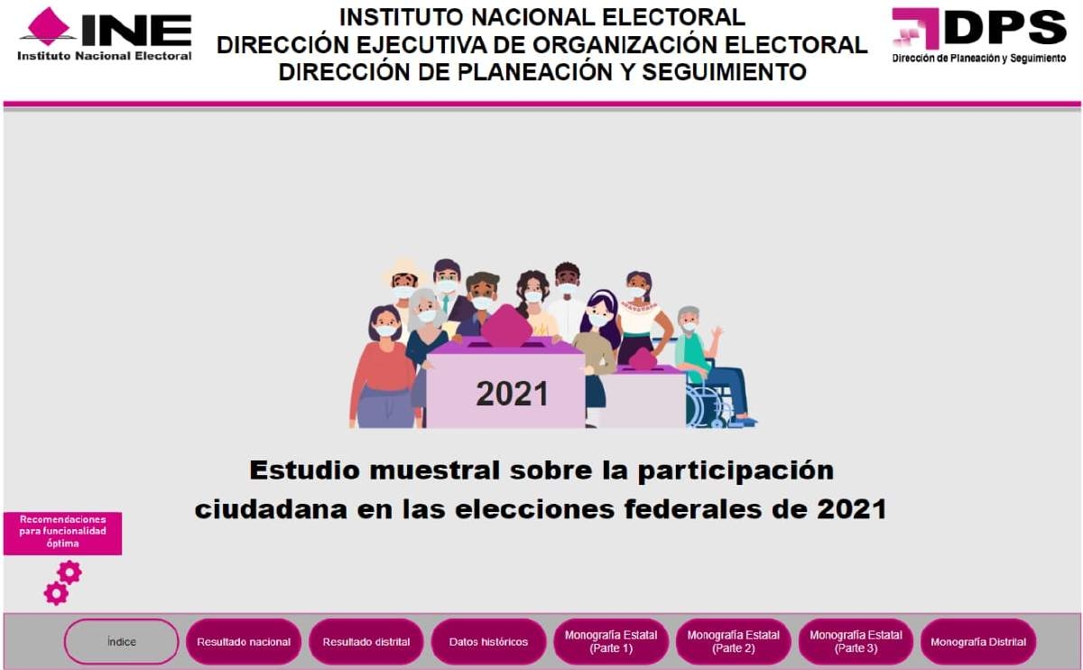 Disponible, el Sistema de Consulta de la Estadística de las Elecciones