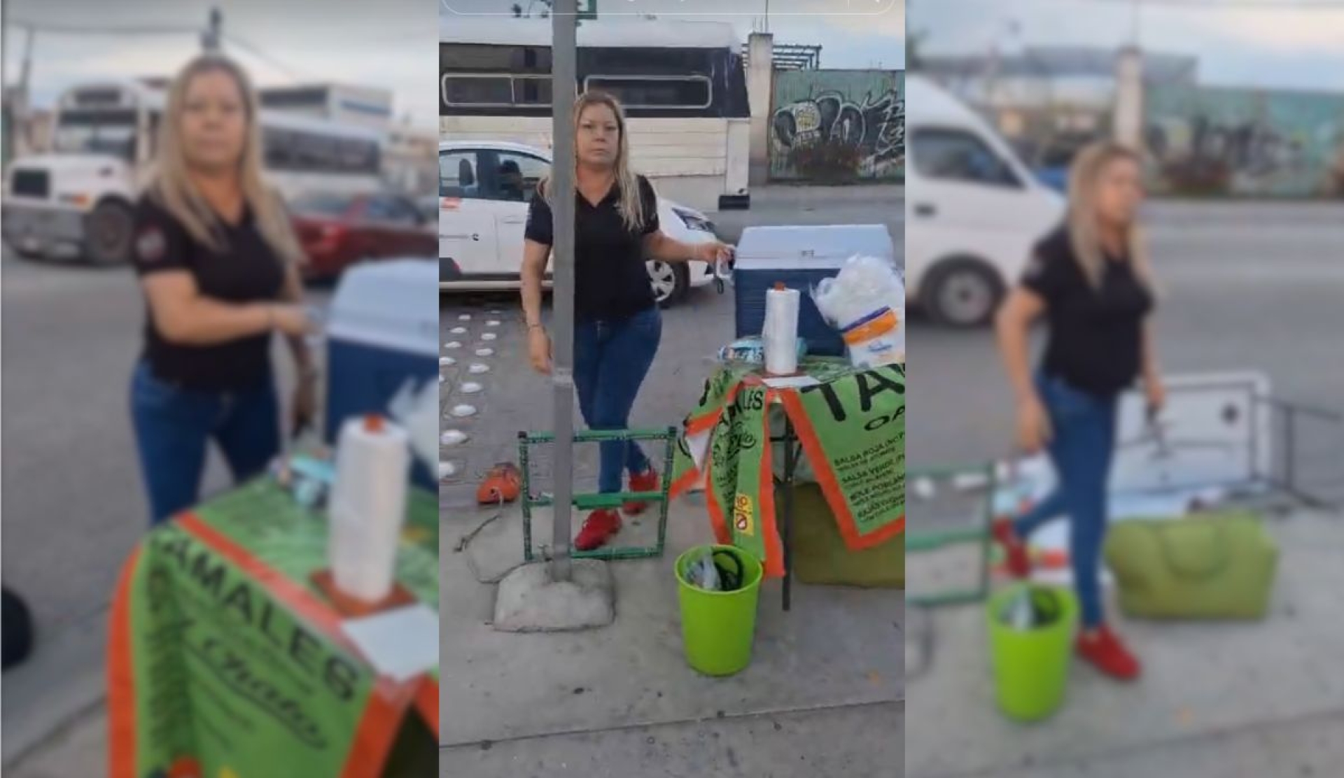 'Muévete pende…': Mujer es exhibida por destruir puesto de vendedora ambulante en Guadalajara; la llaman 'Lady Tamales'