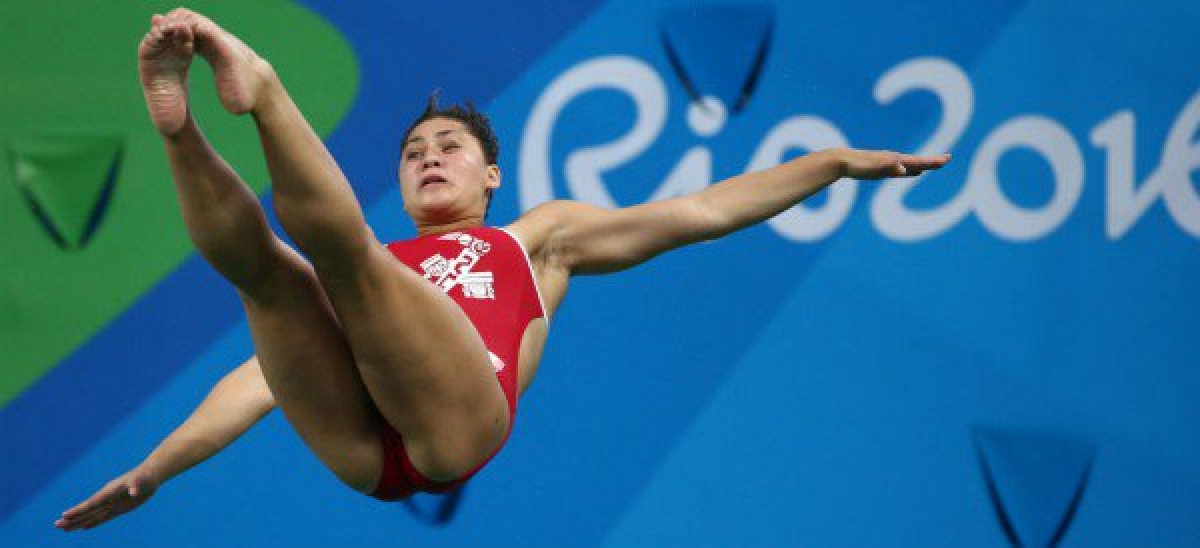 Dolores Hernández queda fuera la final de trampolín