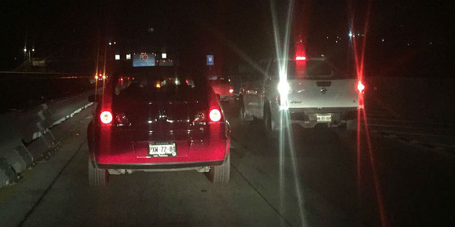 Se registra carambola en el paso exprés