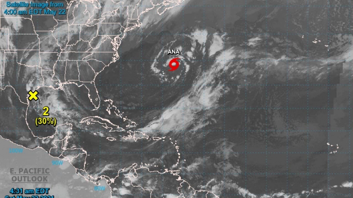 Se forma la tormenta subtropical Ana, primera del año en el Oceáno Atlántico