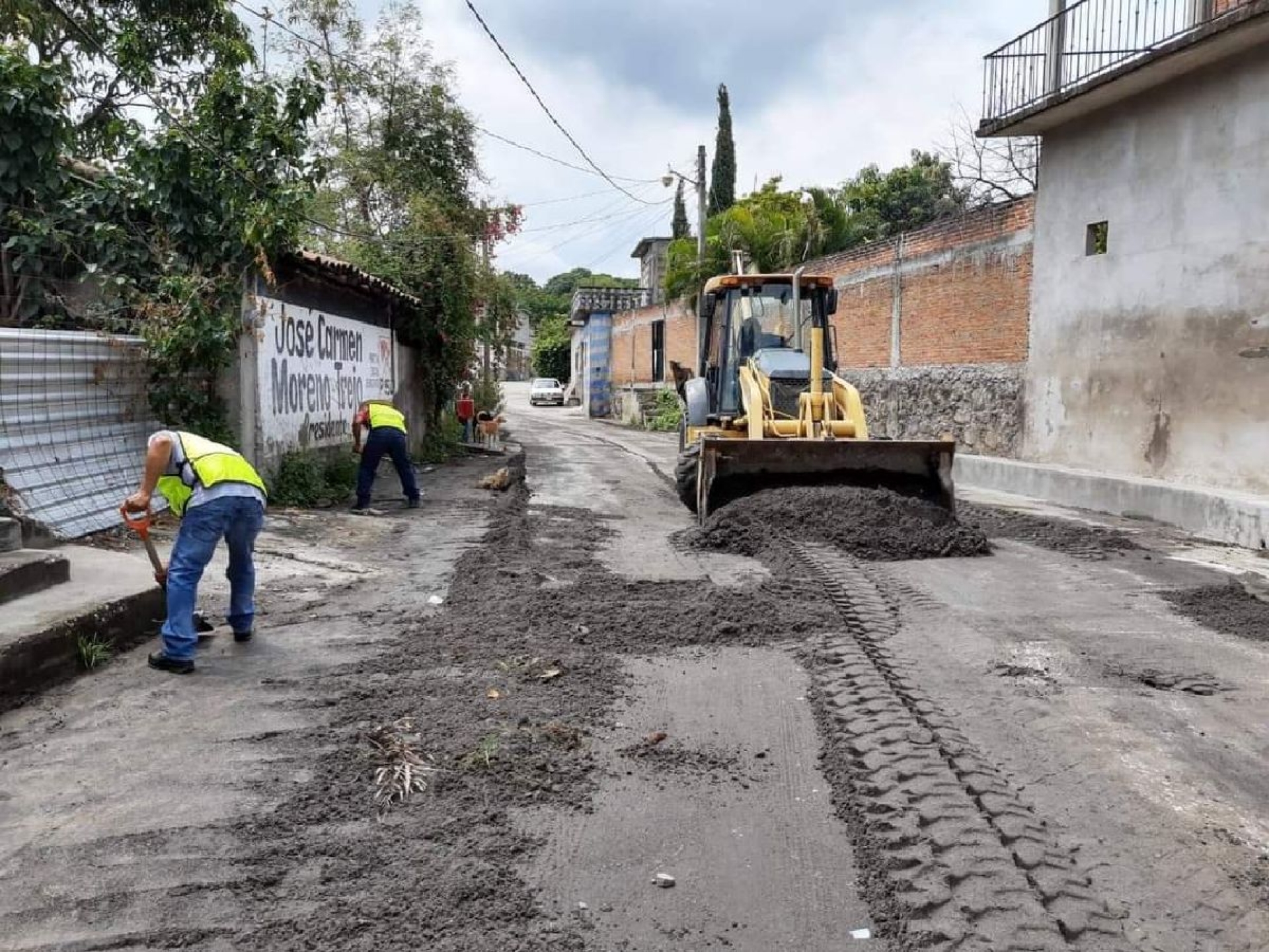 Lluvias azolvan avenidas principales de Coatetelco