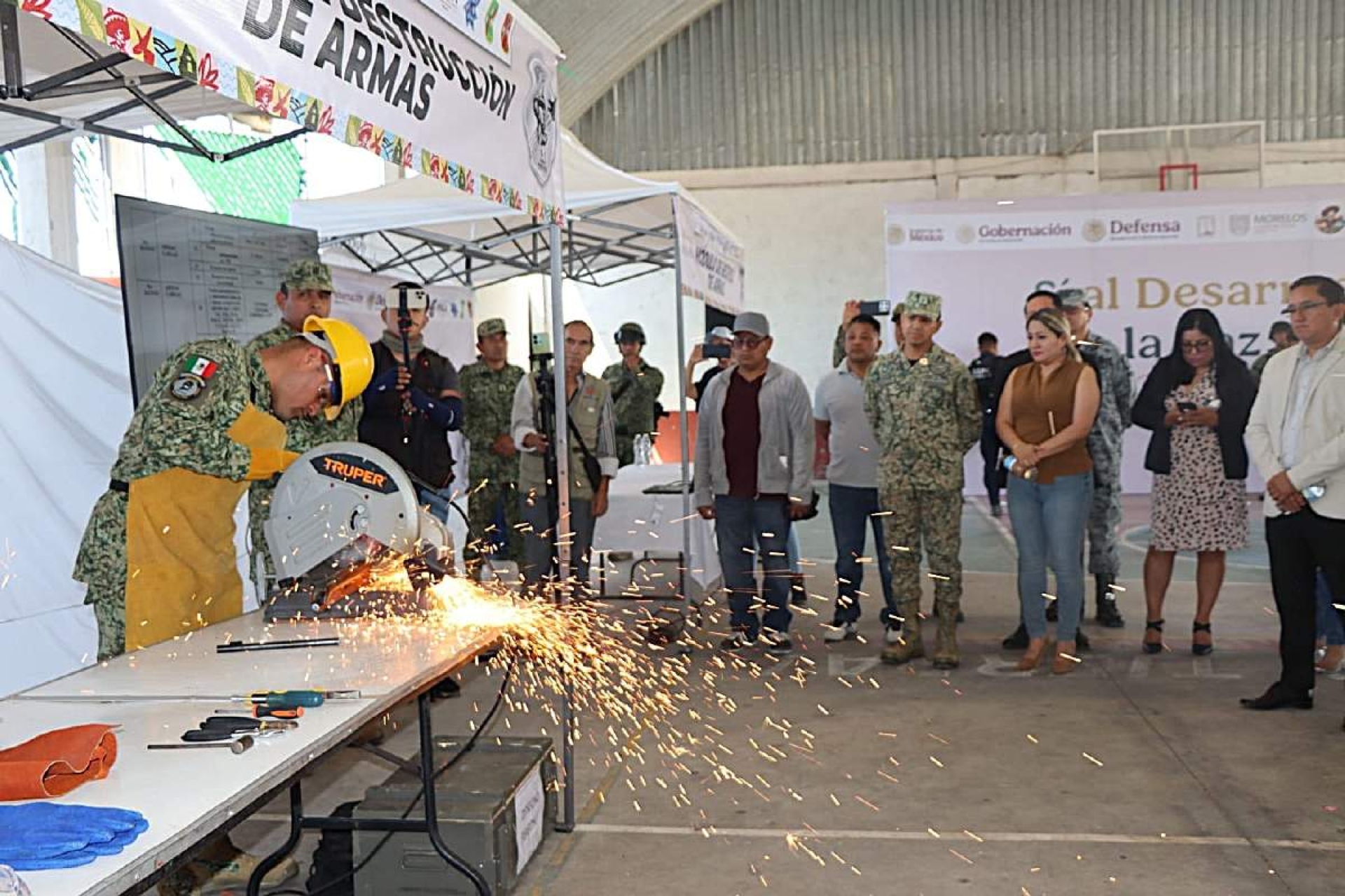 Inicia en Ayala campaña 'Sí al Desarme, Sí a la Paz'