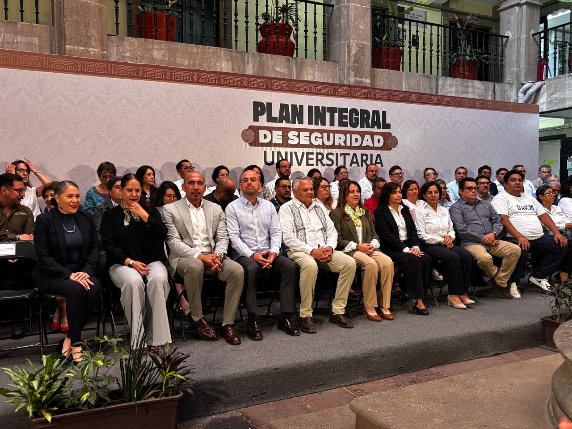 Preside gobernadora firma de convenio de colaboración para implementar Plan Integral de Seguridad Universitaria