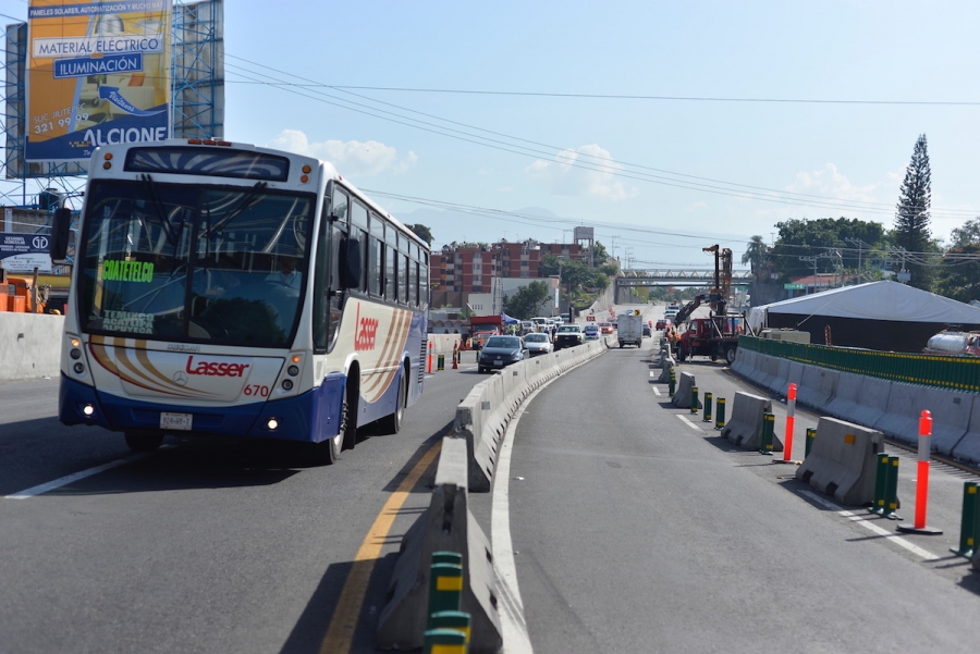 Reabierta, circulación en dos carriles del Paso Exprés