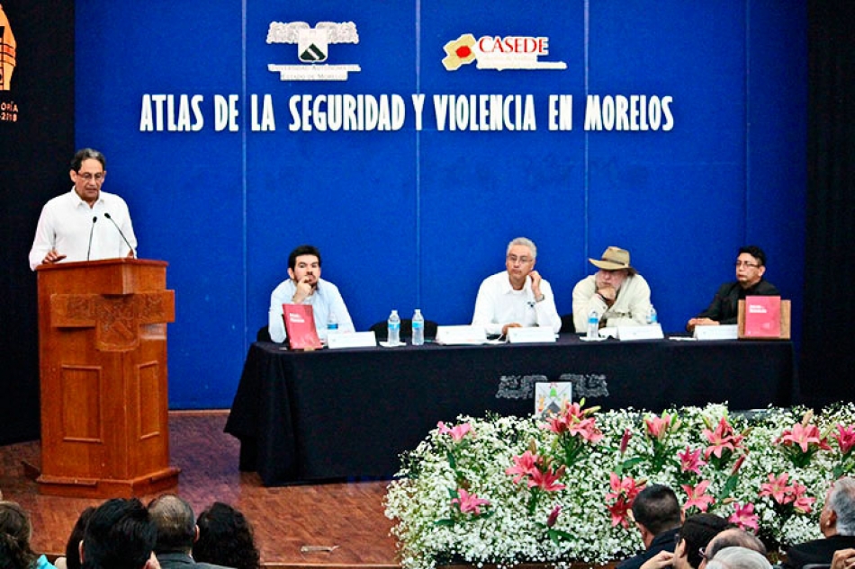 Presentan el “Atlas de la seguridad y la violencia en Morelos”