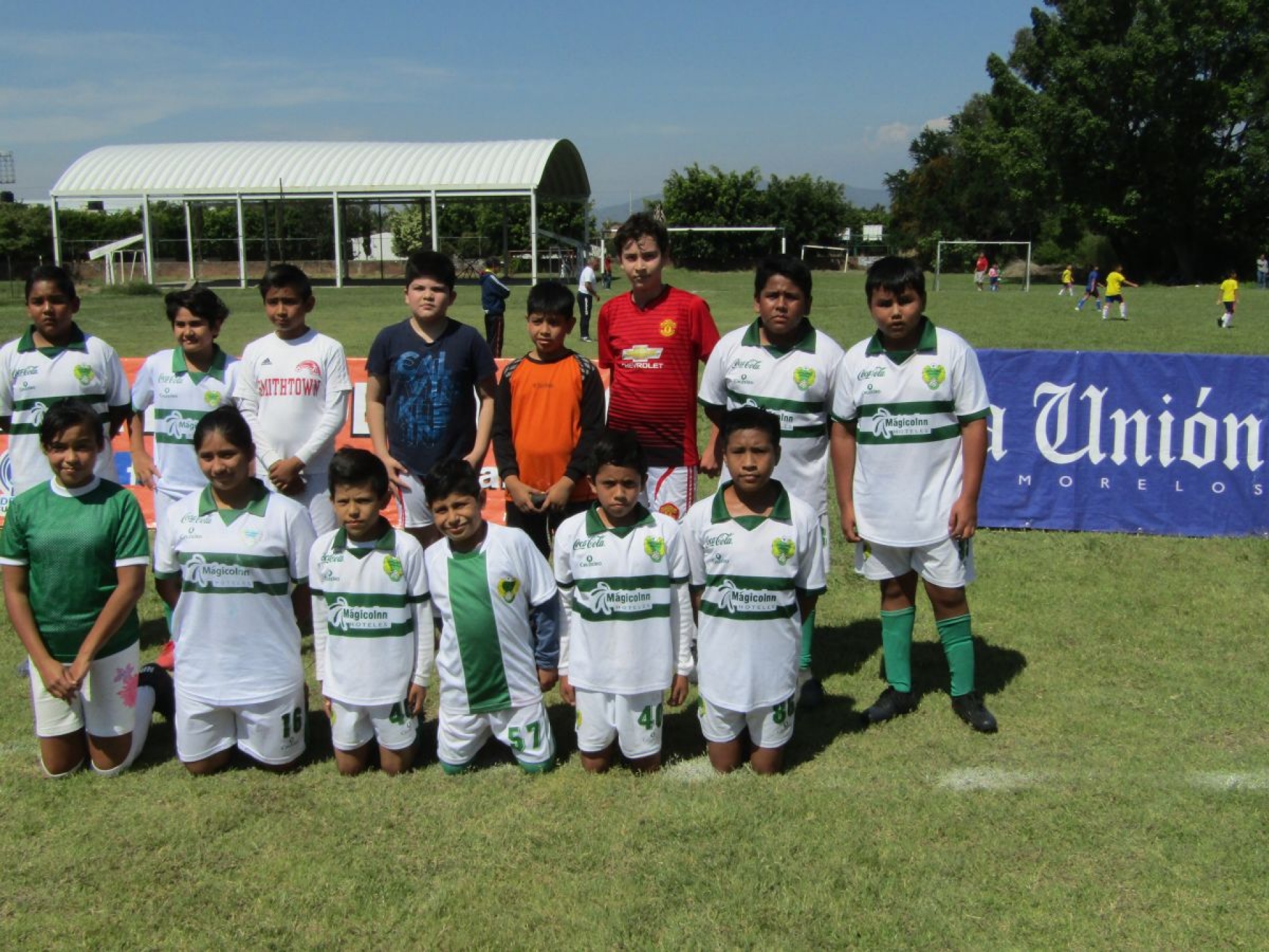 Fiesta futbolera en Cocoyoc